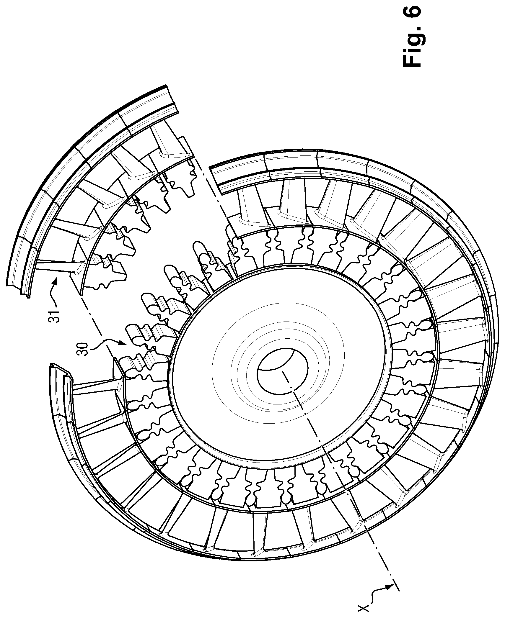 Patent US12313008 Figure 5 – Aeronautical propulsion system