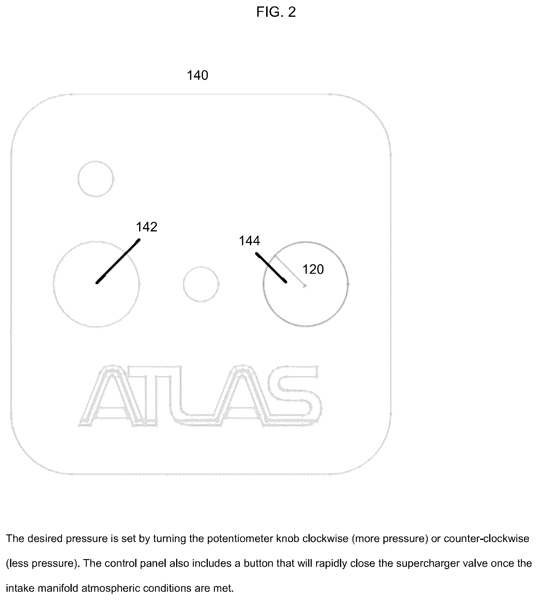 Patent US12313014 Figure 2 – System and method for an electronic pressure controlled supercharger
