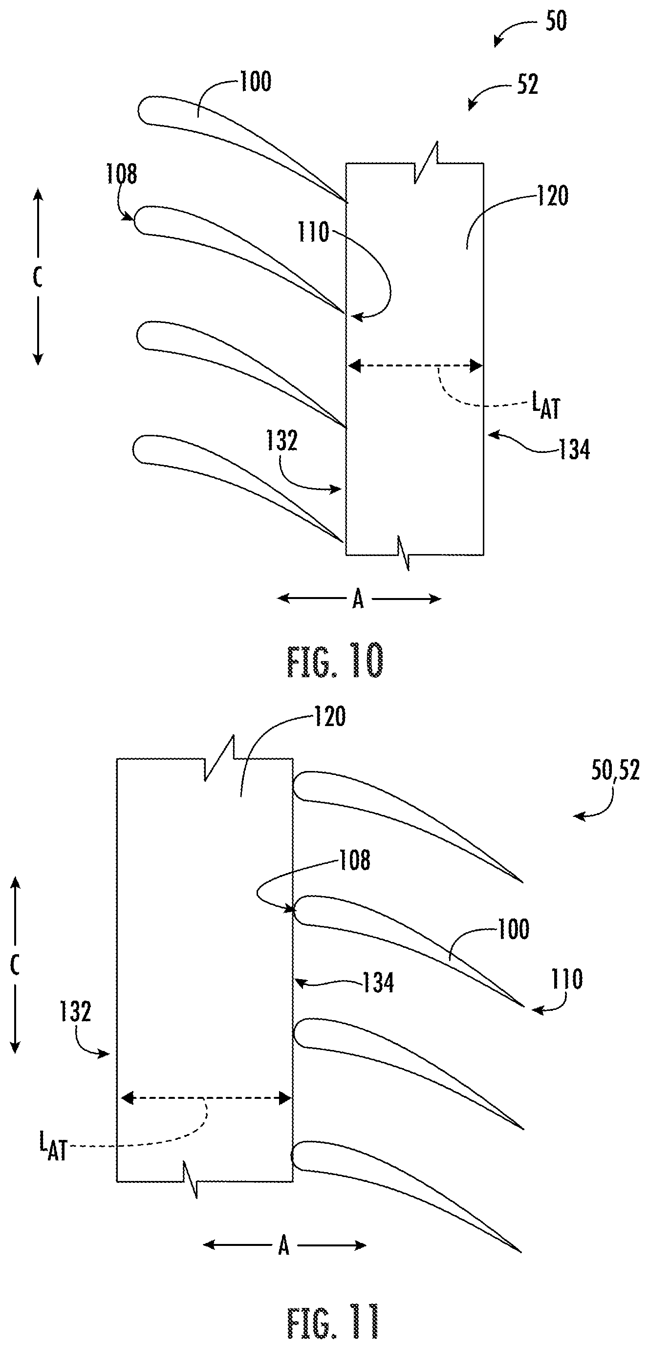 Patent US12313021 Figure 6 – Outer nacelle with inlet guide vanes and acoustic treatment