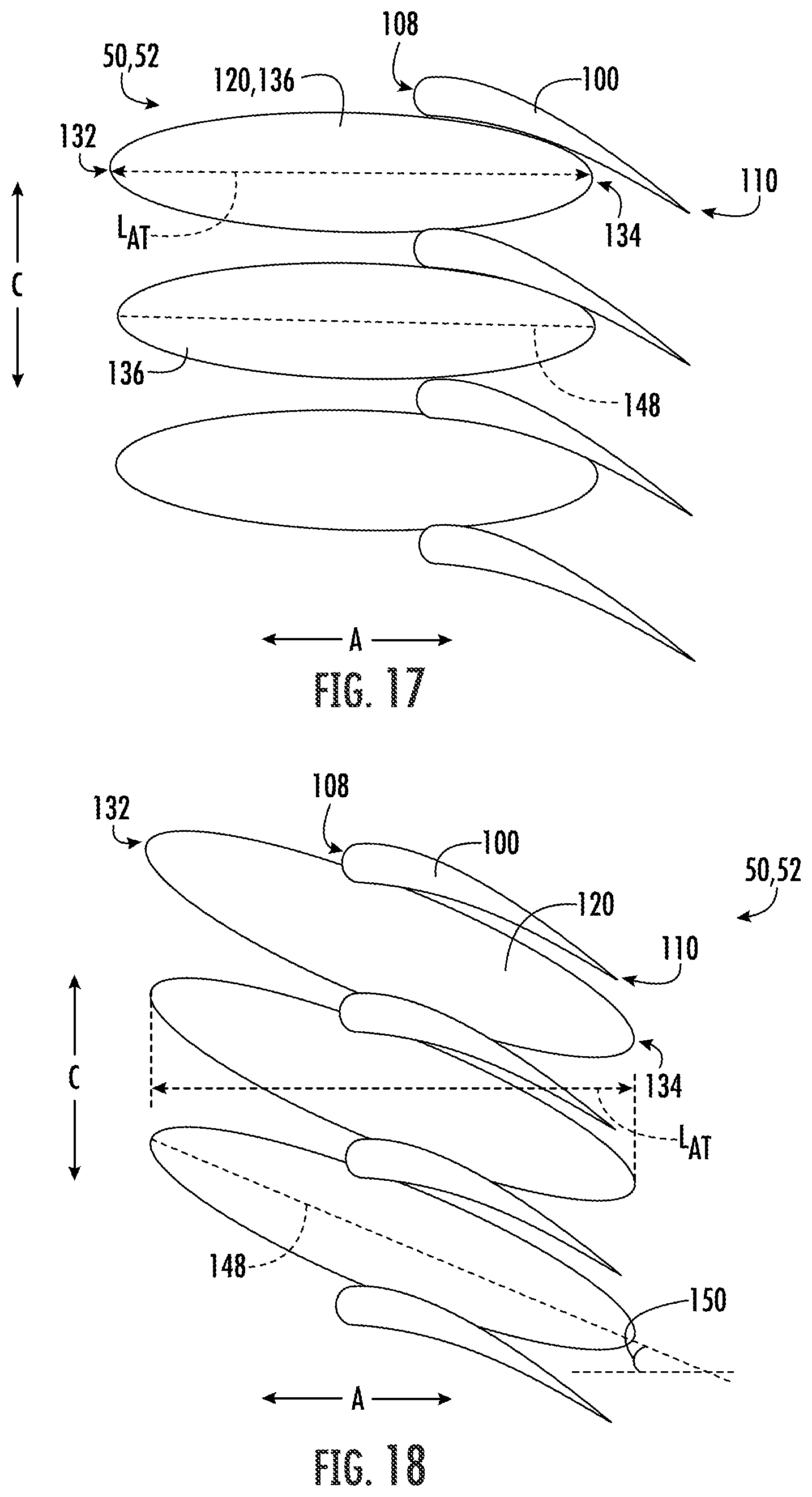 Patent US12313021 Figure 10 – Outer nacelle with inlet guide vanes and acoustic treatment