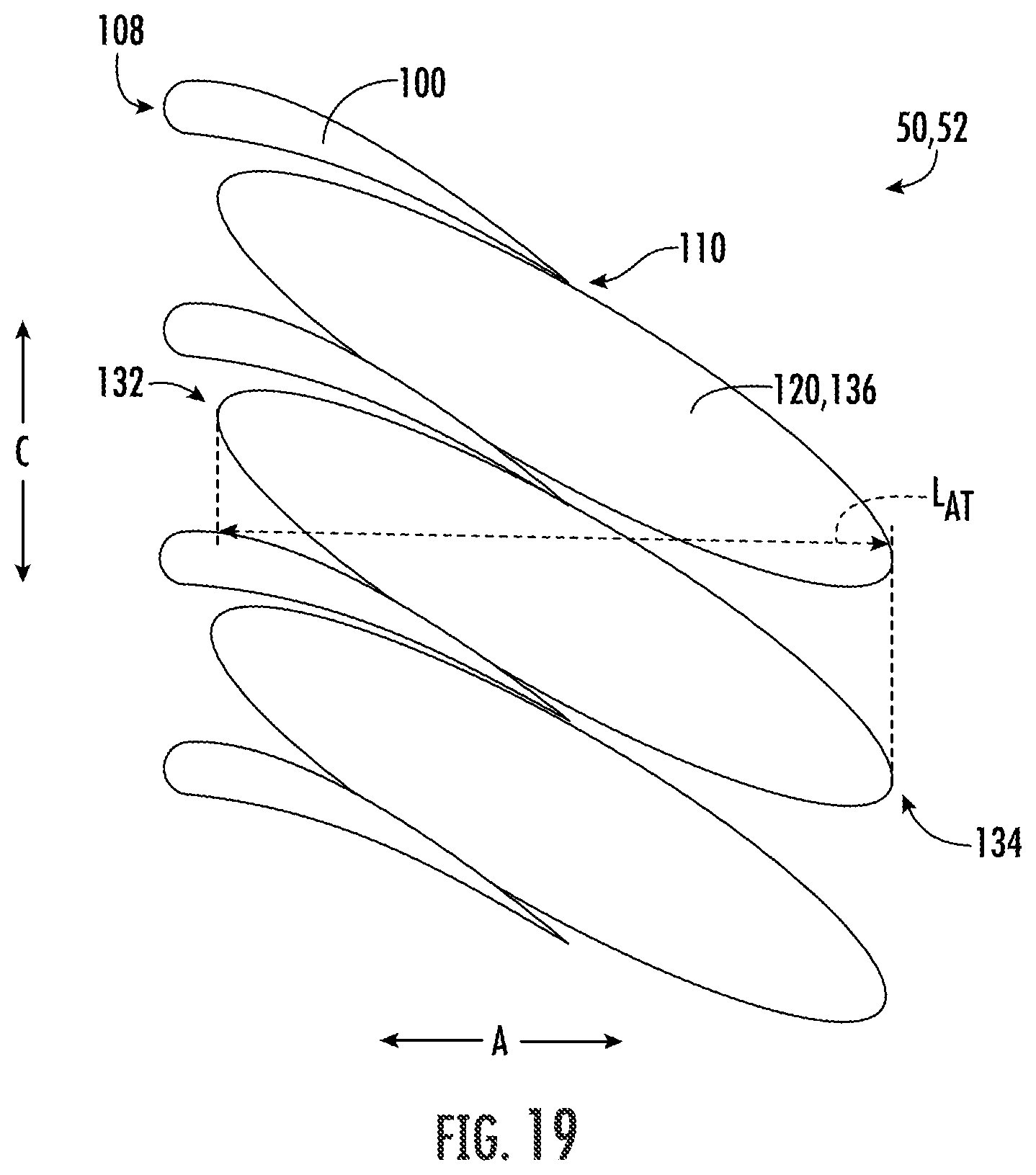 Patent US12313021 Figure 11 – Outer nacelle with inlet guide vanes and acoustic treatment