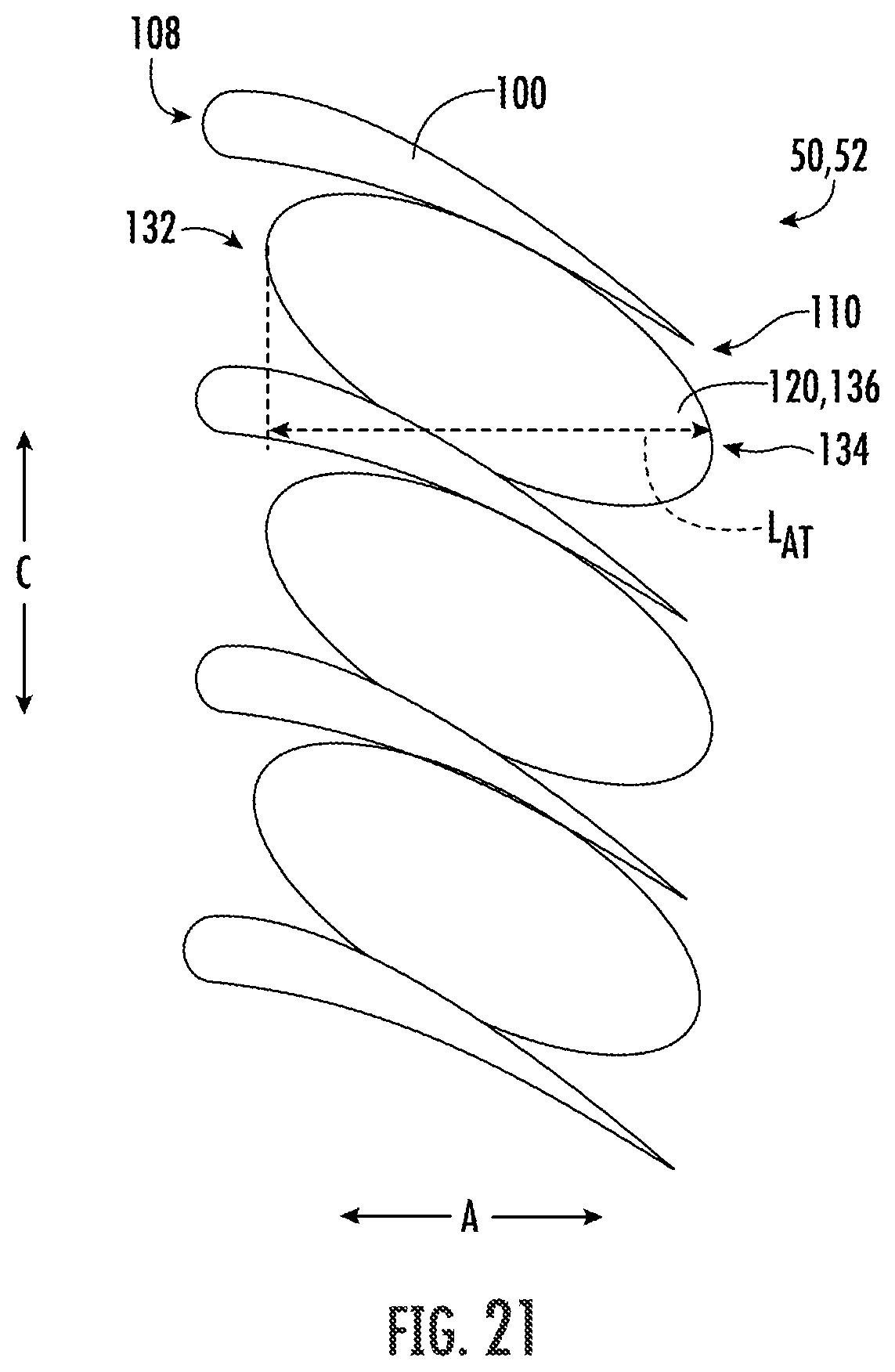 Patent US12313021 Figure 13 – Outer nacelle with inlet guide vanes and acoustic treatment