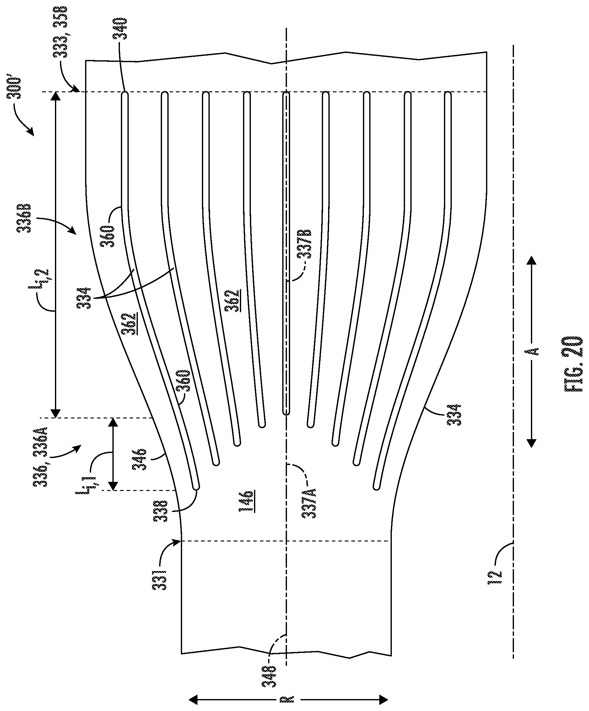 Patent US12313022 Figure 12 – Gas turbine engine having a heat exchanger located in an annular duct