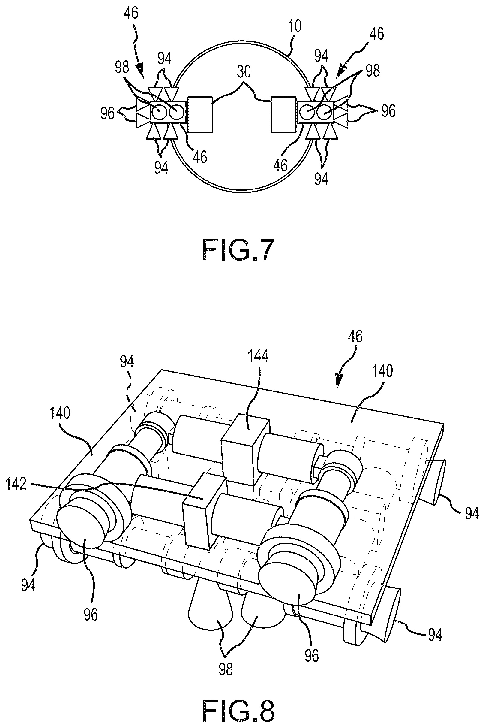 Patent US12313023 Figure 6 – Integrated vehicle fluids with hot gas line and cold gas line merging to increase enthalpy