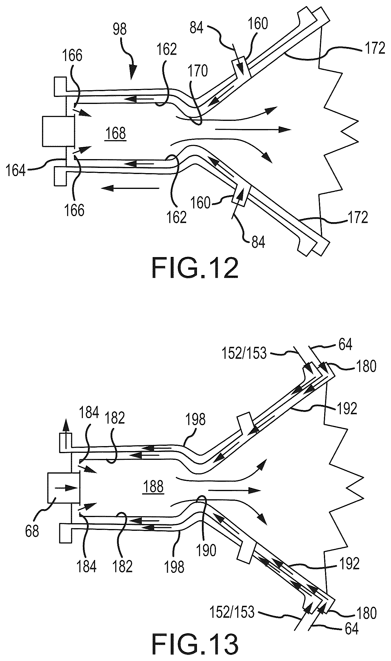 Patent US12313023 Figure 9 – Integrated vehicle fluids with hot gas line and cold gas line merging to increase enthalpy