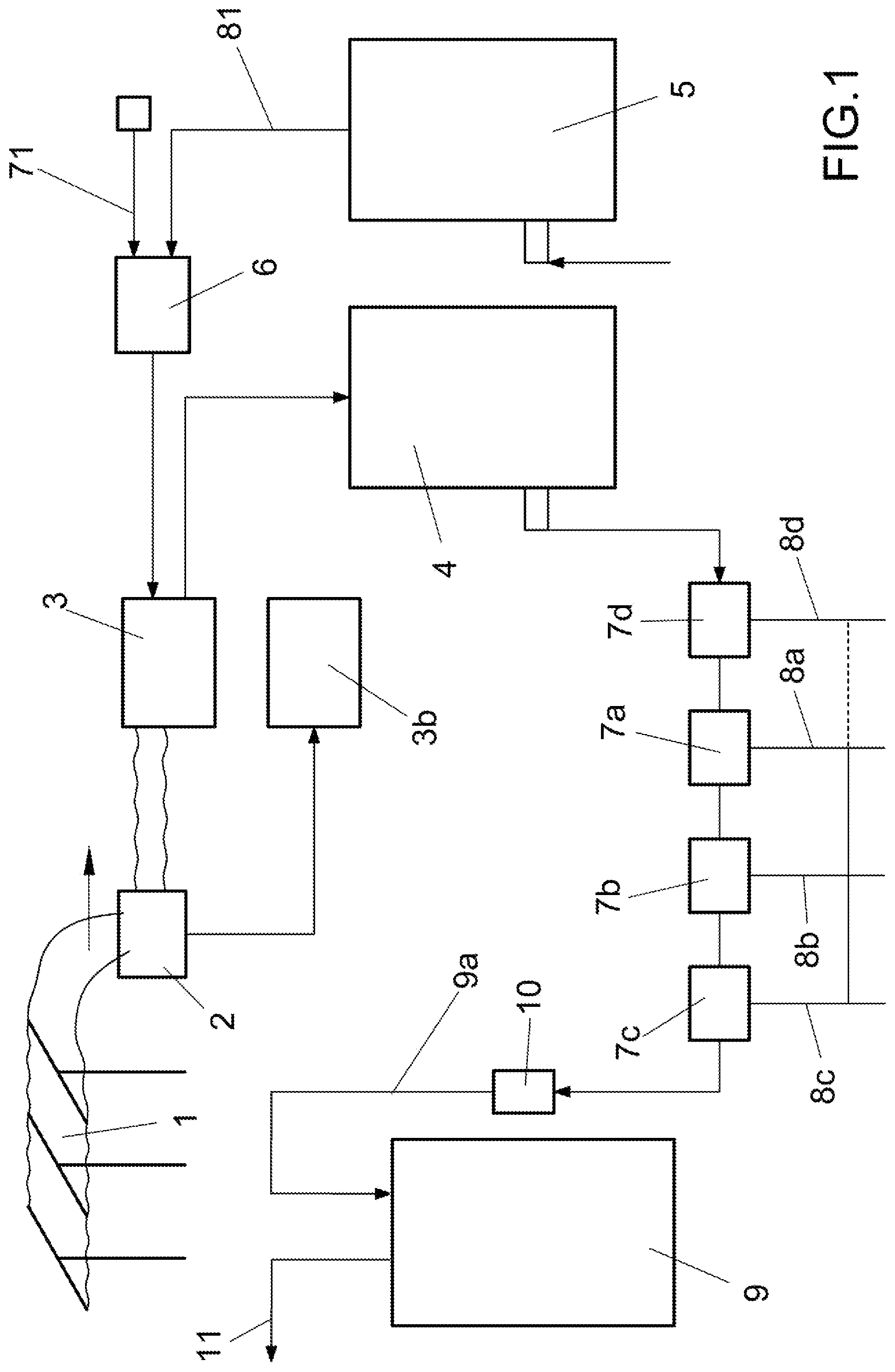 Patent US12313026 Figure 1 – Electricity generation and accumulation system