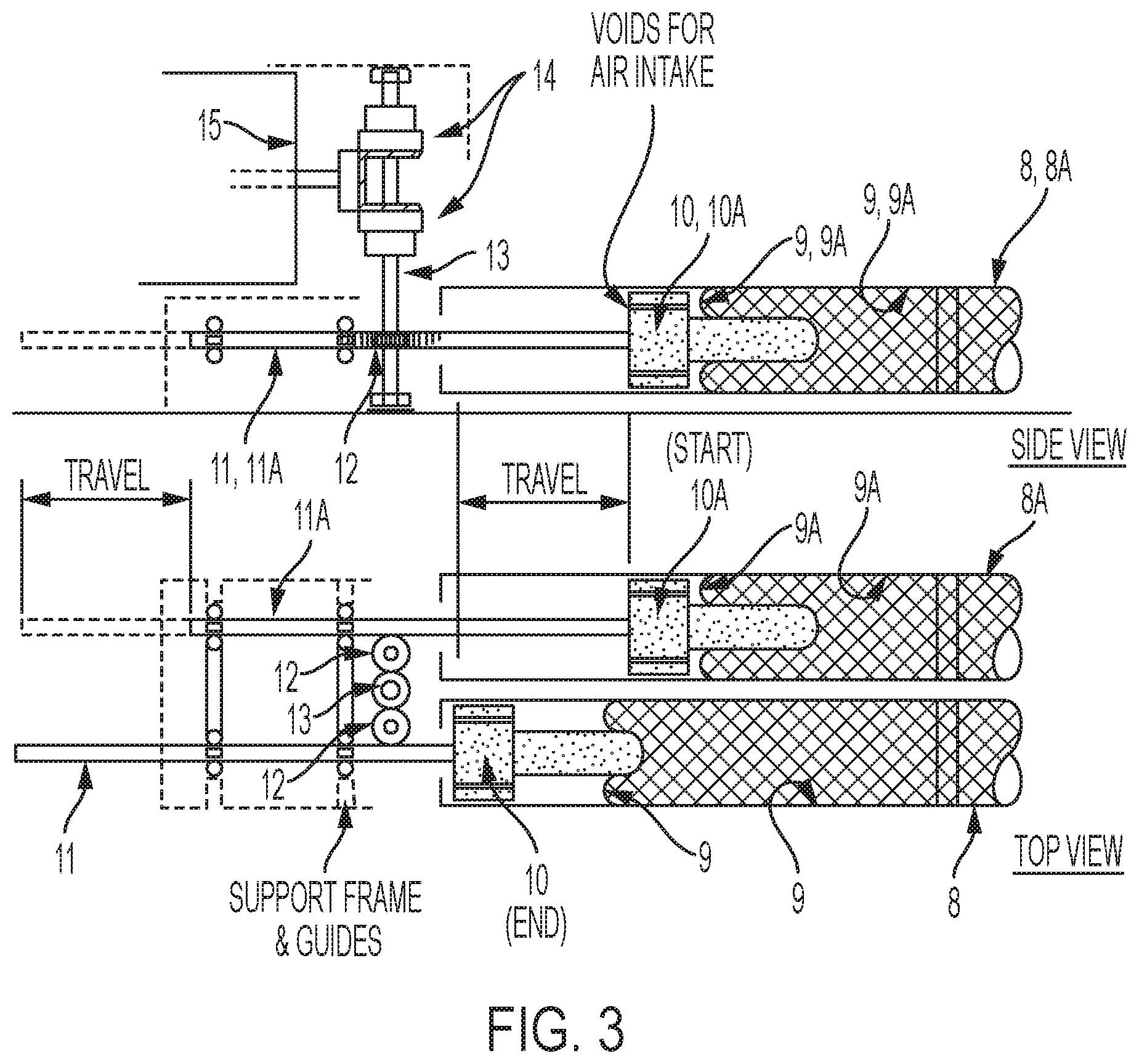 Patent US12313028 Figure 2 – Hydrostatic pressure to kinetic energy conversion system