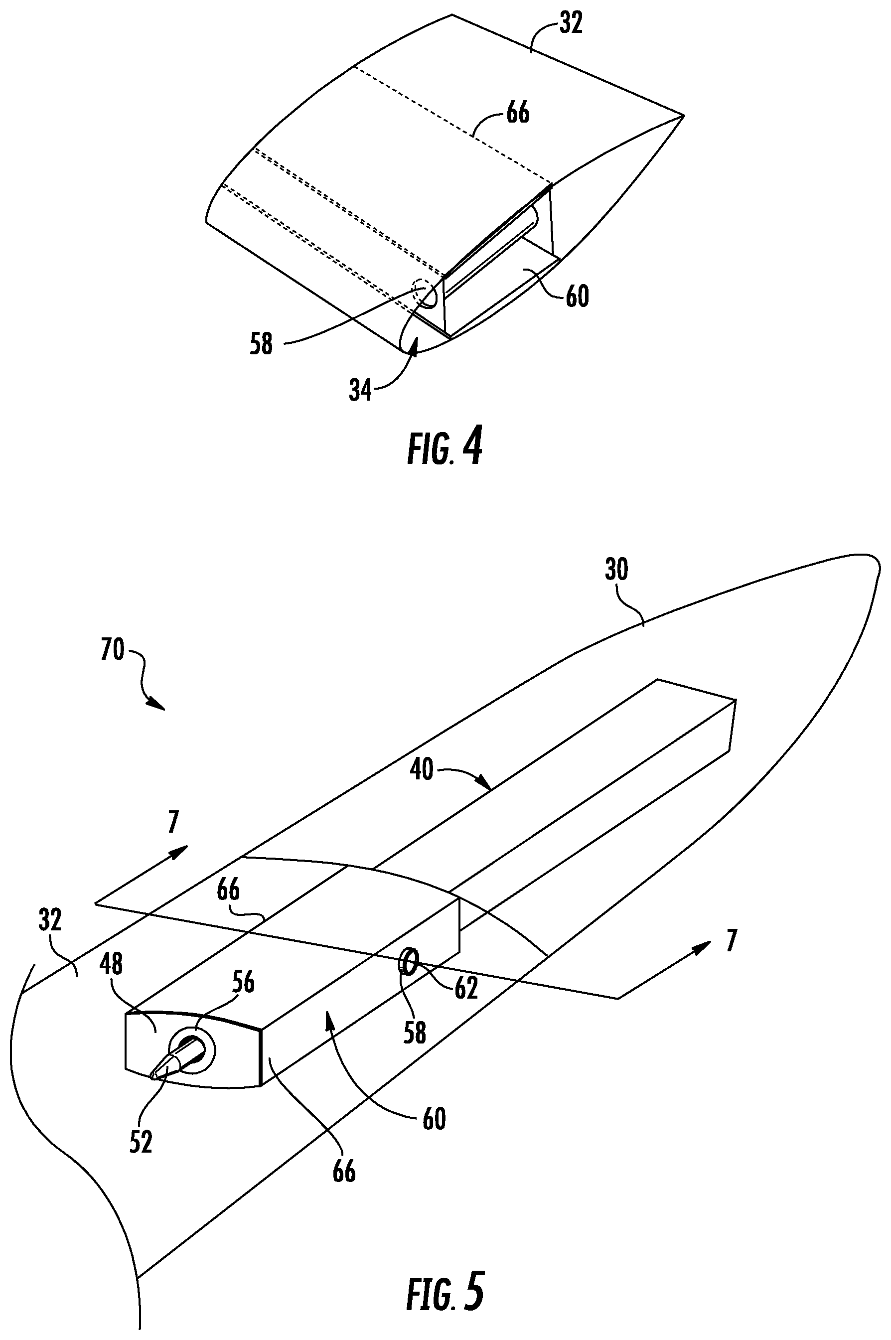 Patent US12313030 Figure 3 – Jointed wind turbine rotor blade with chord-wise extending pin bushings designed to minimize chord-wise gap