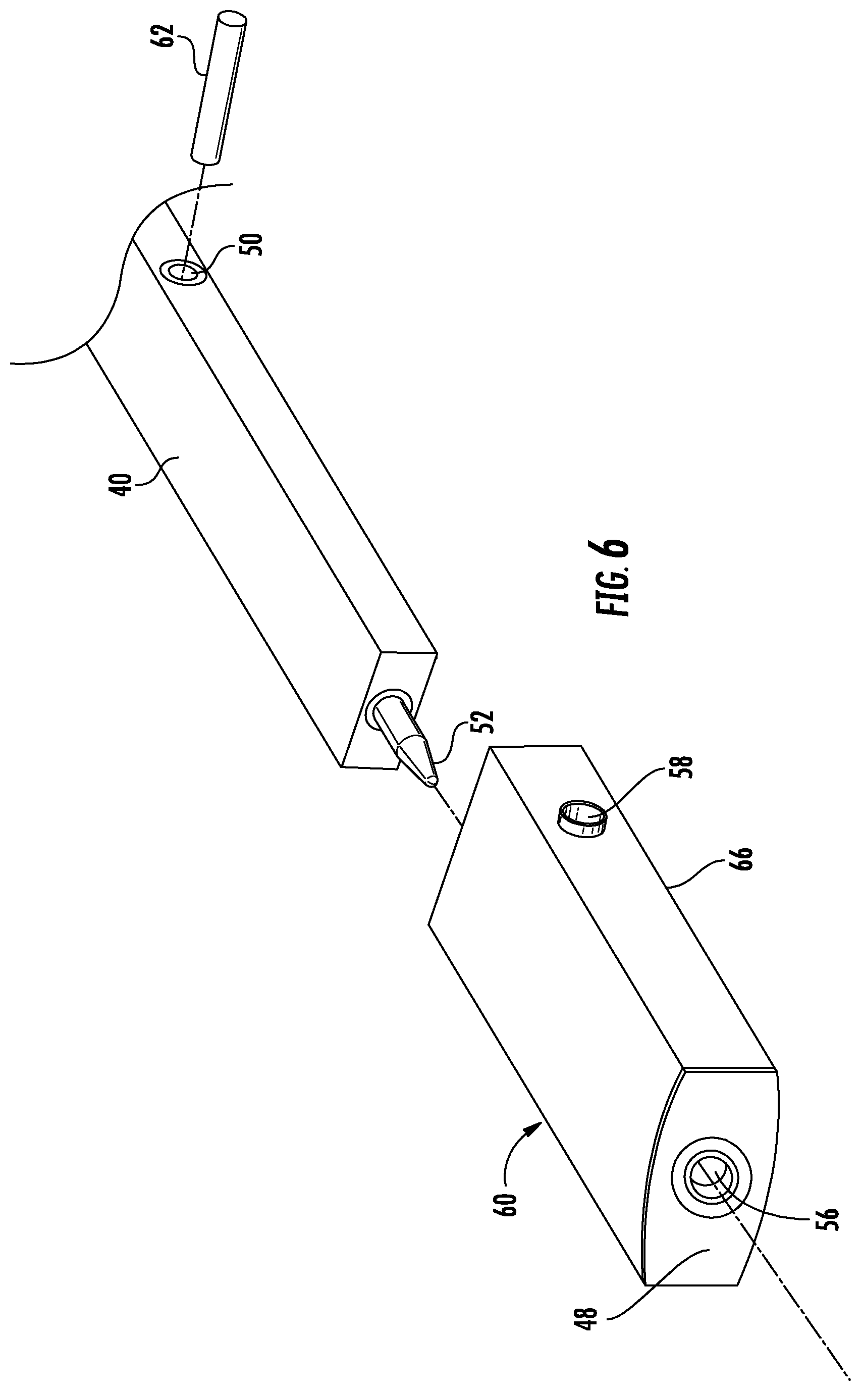 Patent US12313030 Figure 4 – Jointed wind turbine rotor blade with chord-wise extending pin bushings designed to minimize chord-wise gap