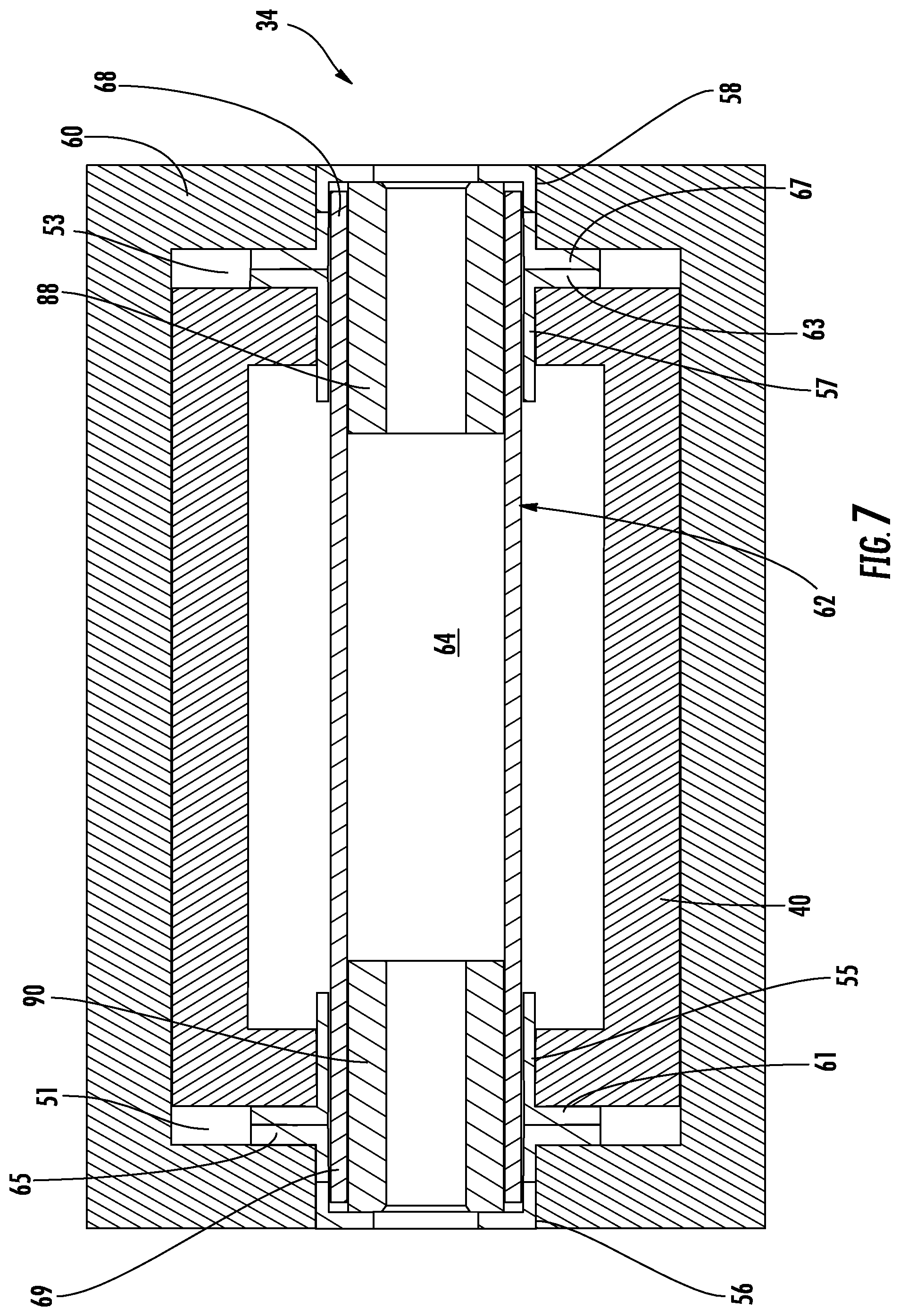 Patent US12313030 Figure 5 – Jointed wind turbine rotor blade with chord-wise extending pin bushings designed to minimize chord-wise gap