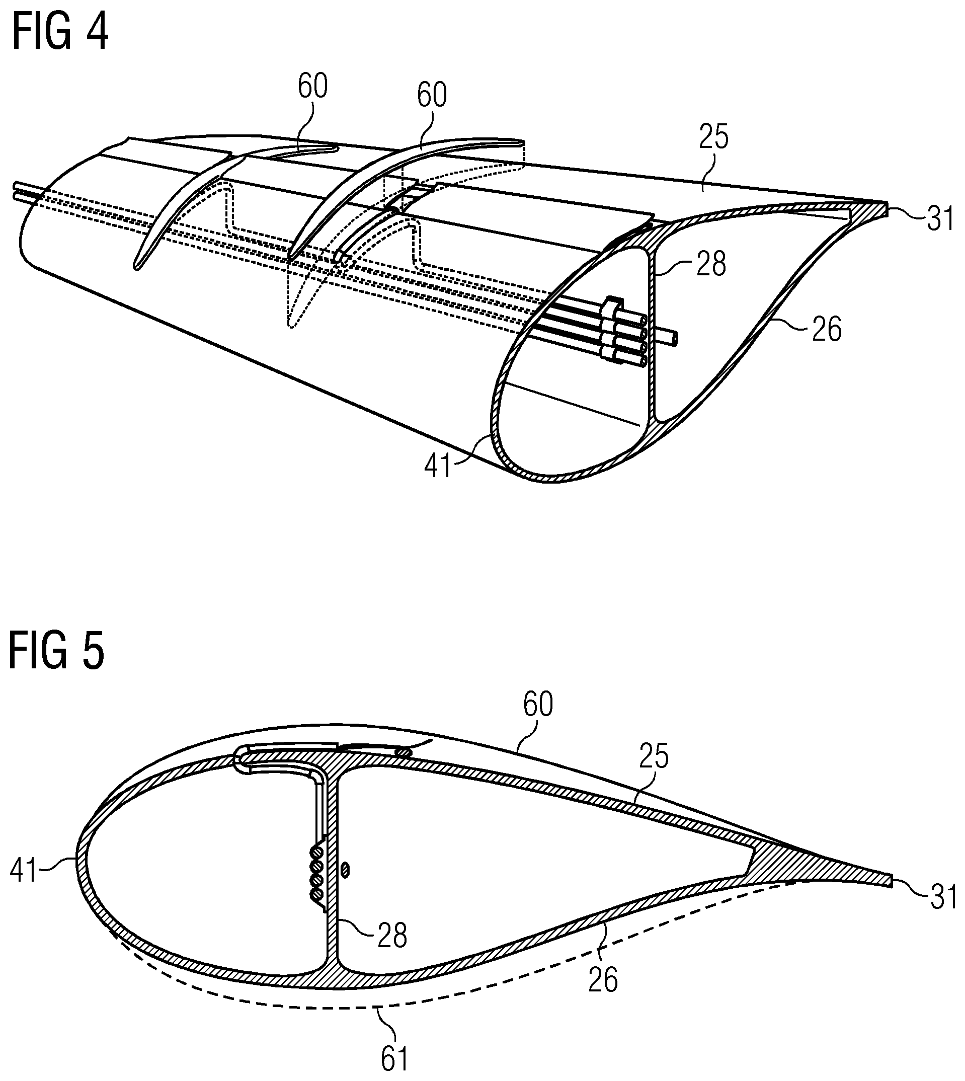 Patent US12313032 Figure 3 – Aerodynamic element for a blade of a wind turbine