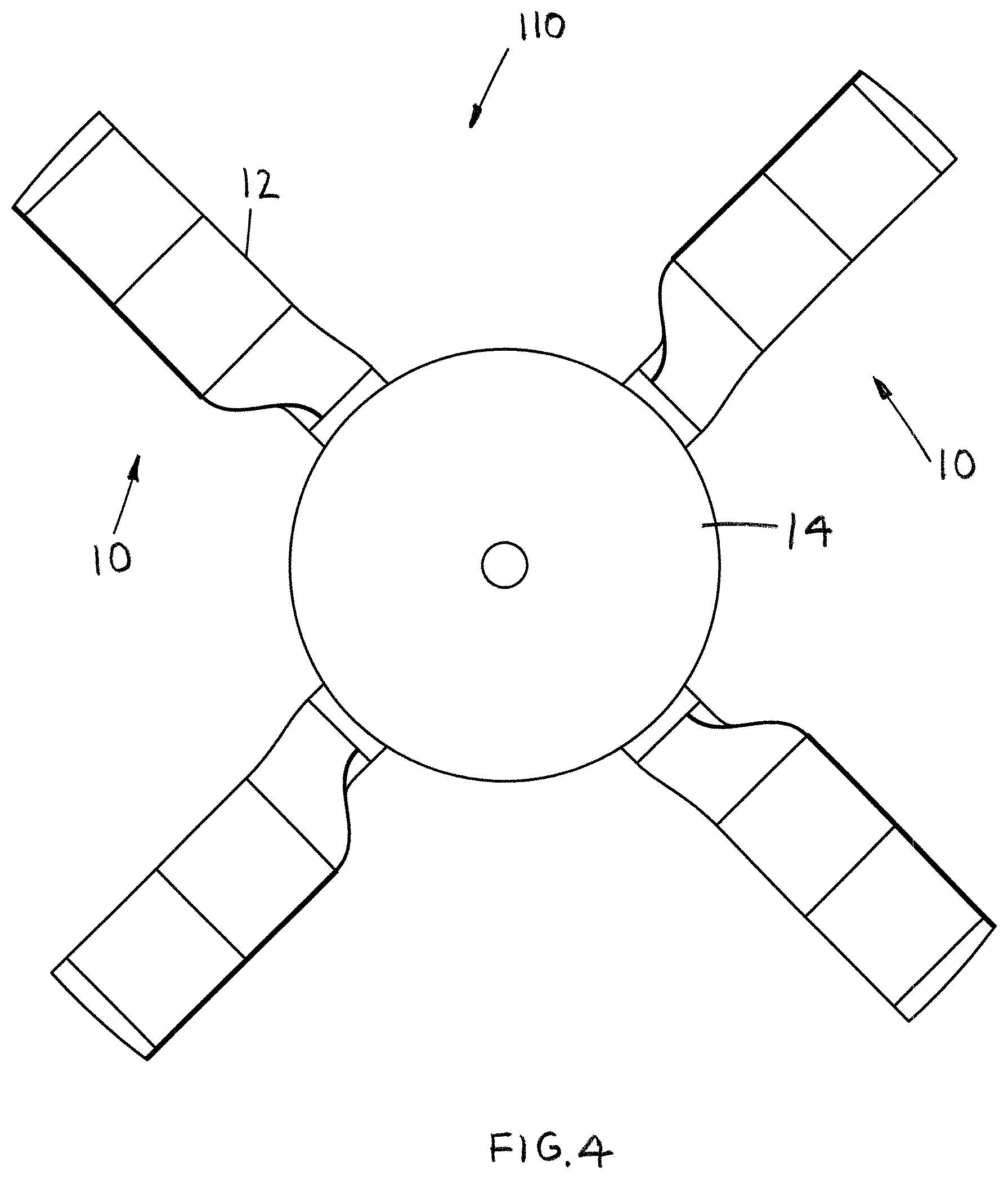Patent US12313033 Figure 4 – Modular wind turbine blade designs