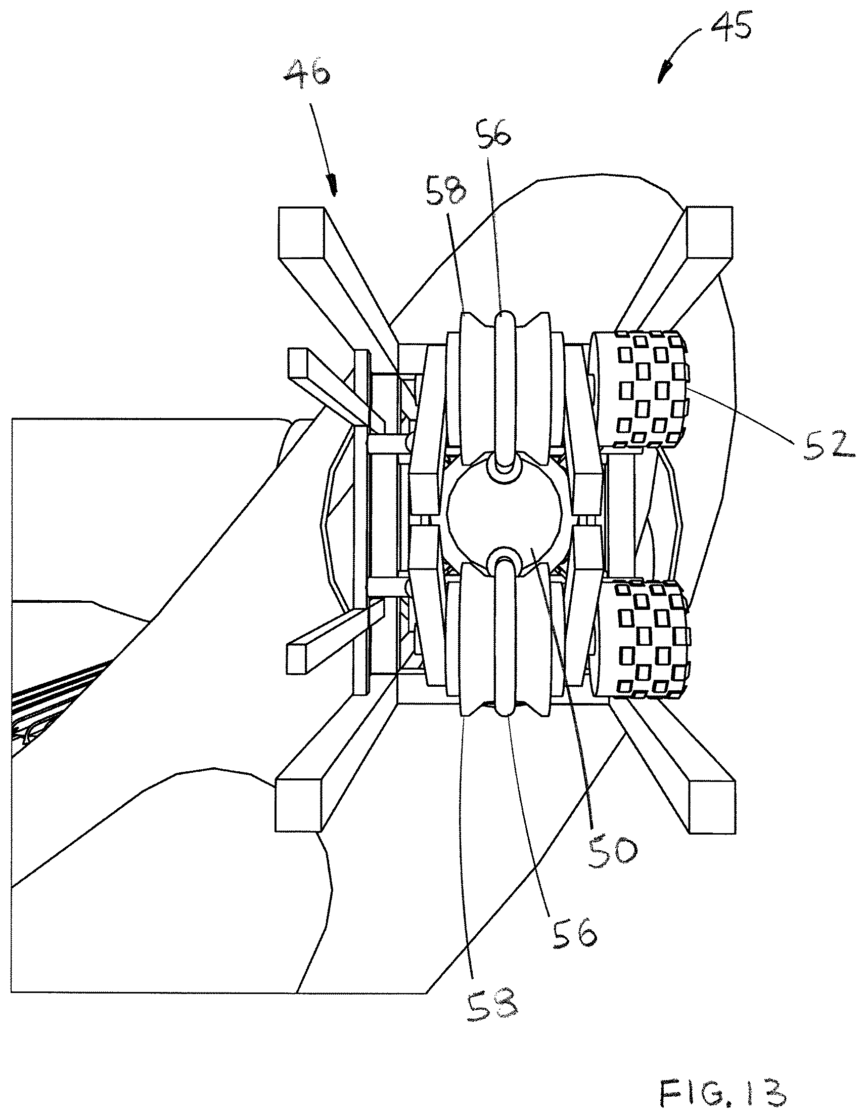 Patent US12313033 Figure 13 – Modular wind turbine blade designs