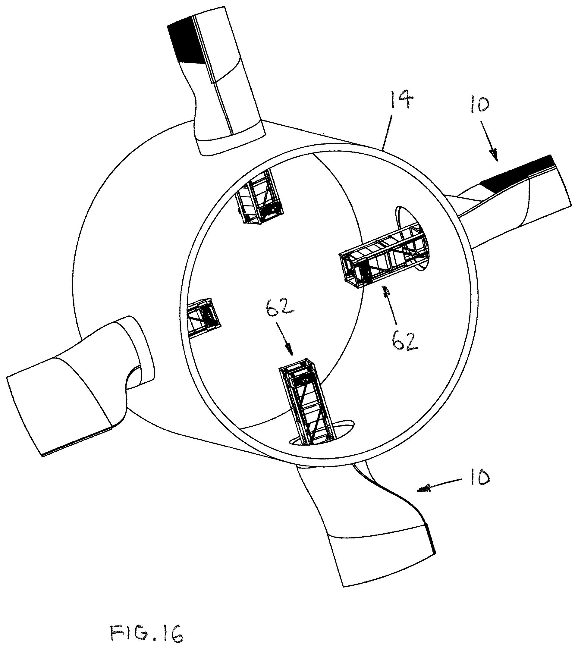 Patent US12313033 Figure 16 – Modular wind turbine blade designs