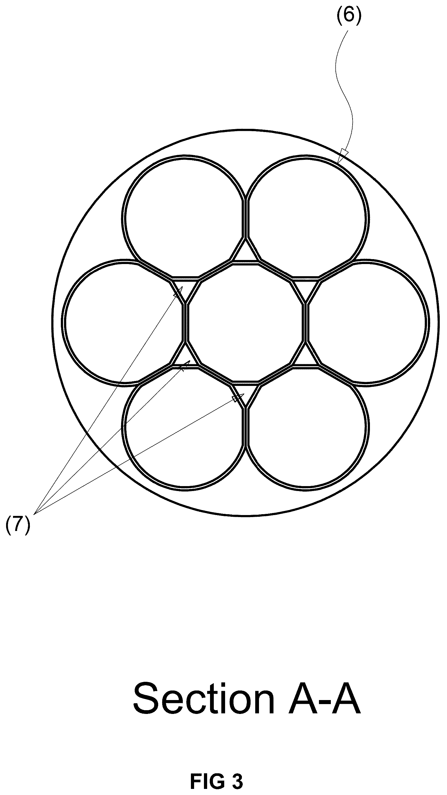 Patent US12313034 Figure 3 – Floating reinforced concrete platform applicable to the marine wind power sector industry