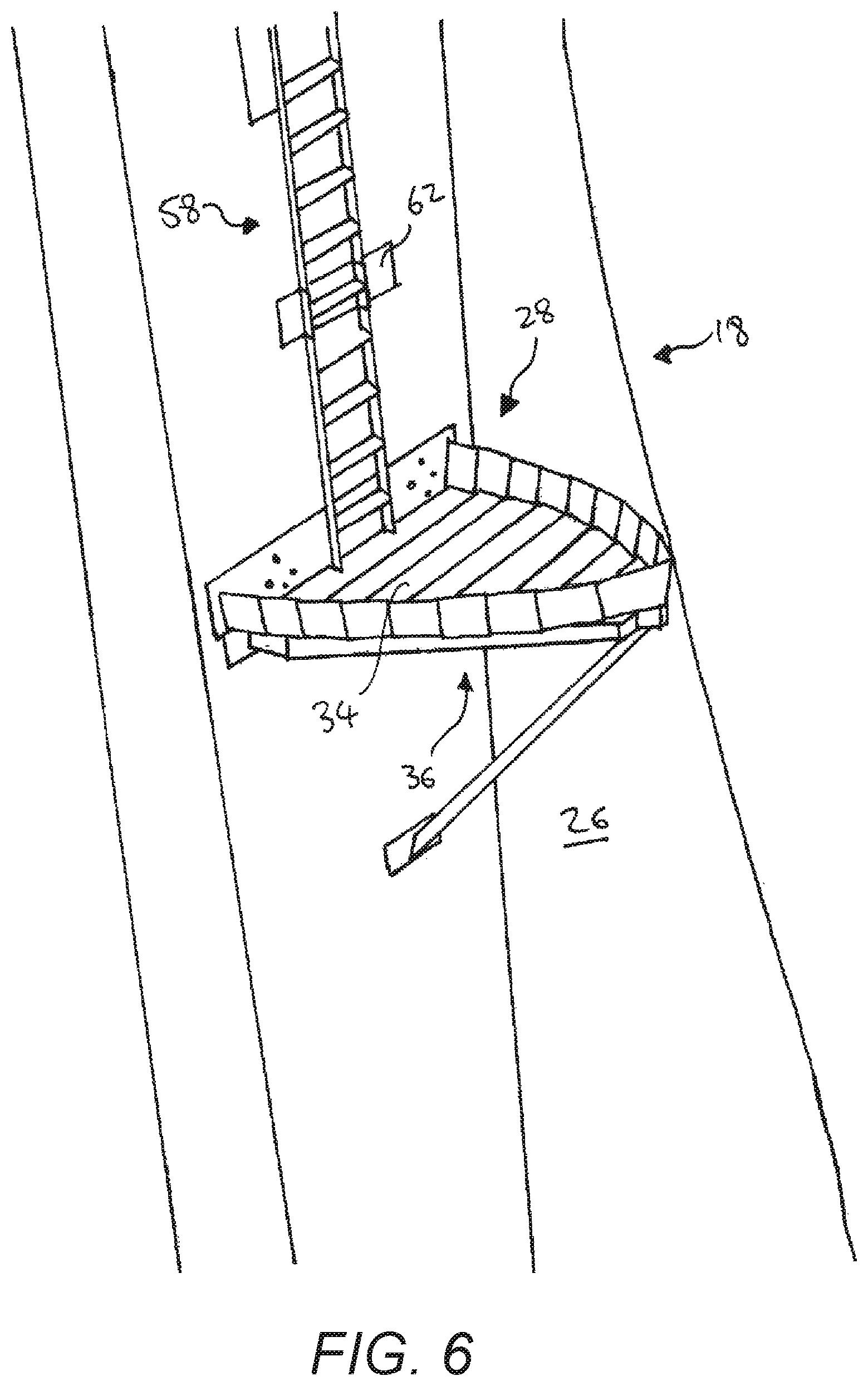 Patent US12313040 Figure 6 – Method of servicing a wind turbine rotor blade