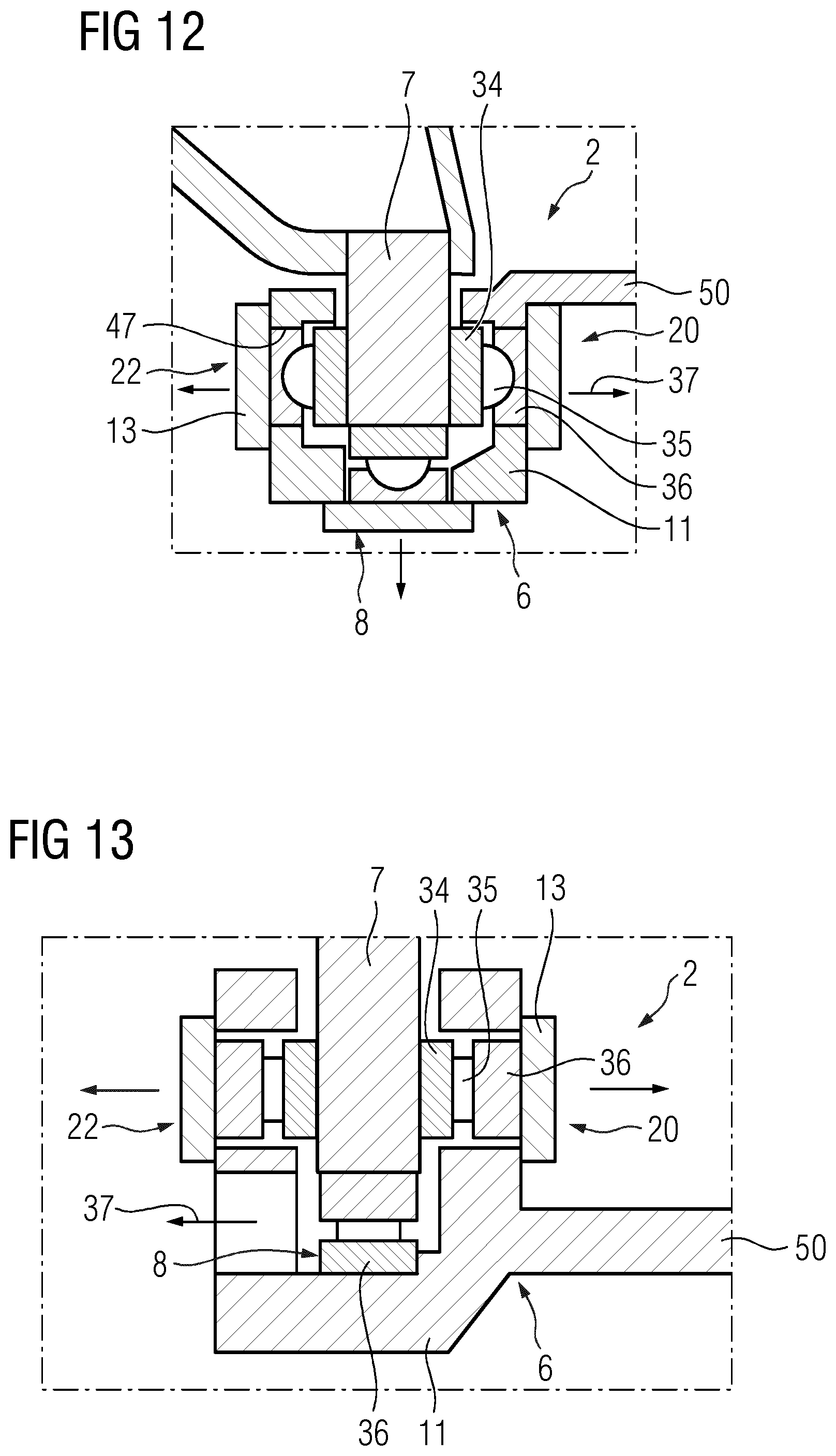 Patent US12313041 Figure 8 – Fluid film bearing, especially for a rotor hub in a wind turbine