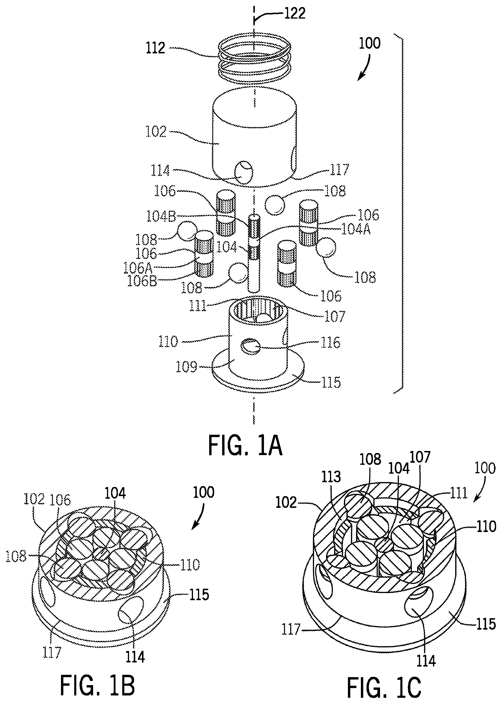 Patent US12313046 — Axial pump assemblies — Figure 1