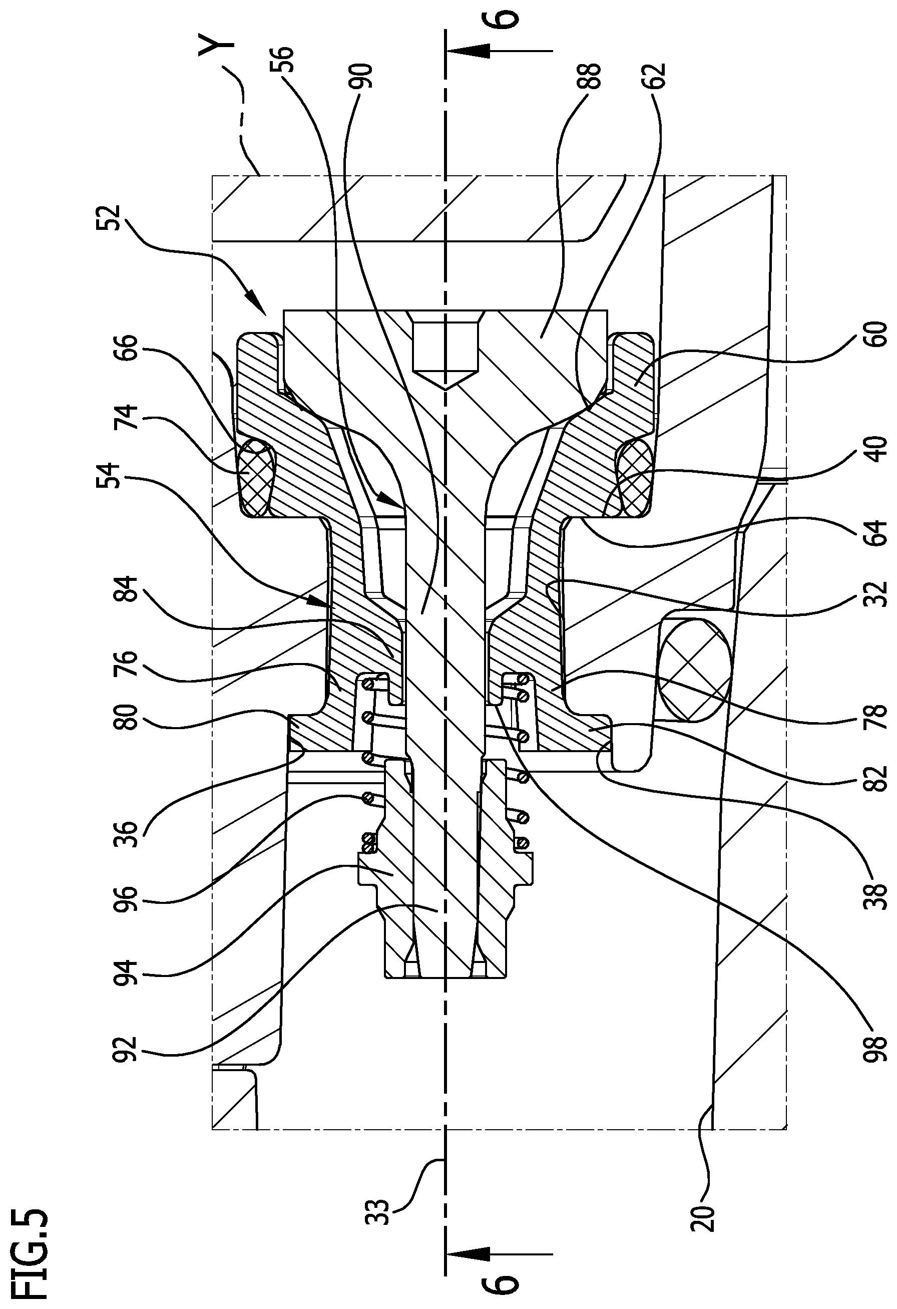 Patent US12313047 Figure 5 – Piston pump for a high pressure cleaning device