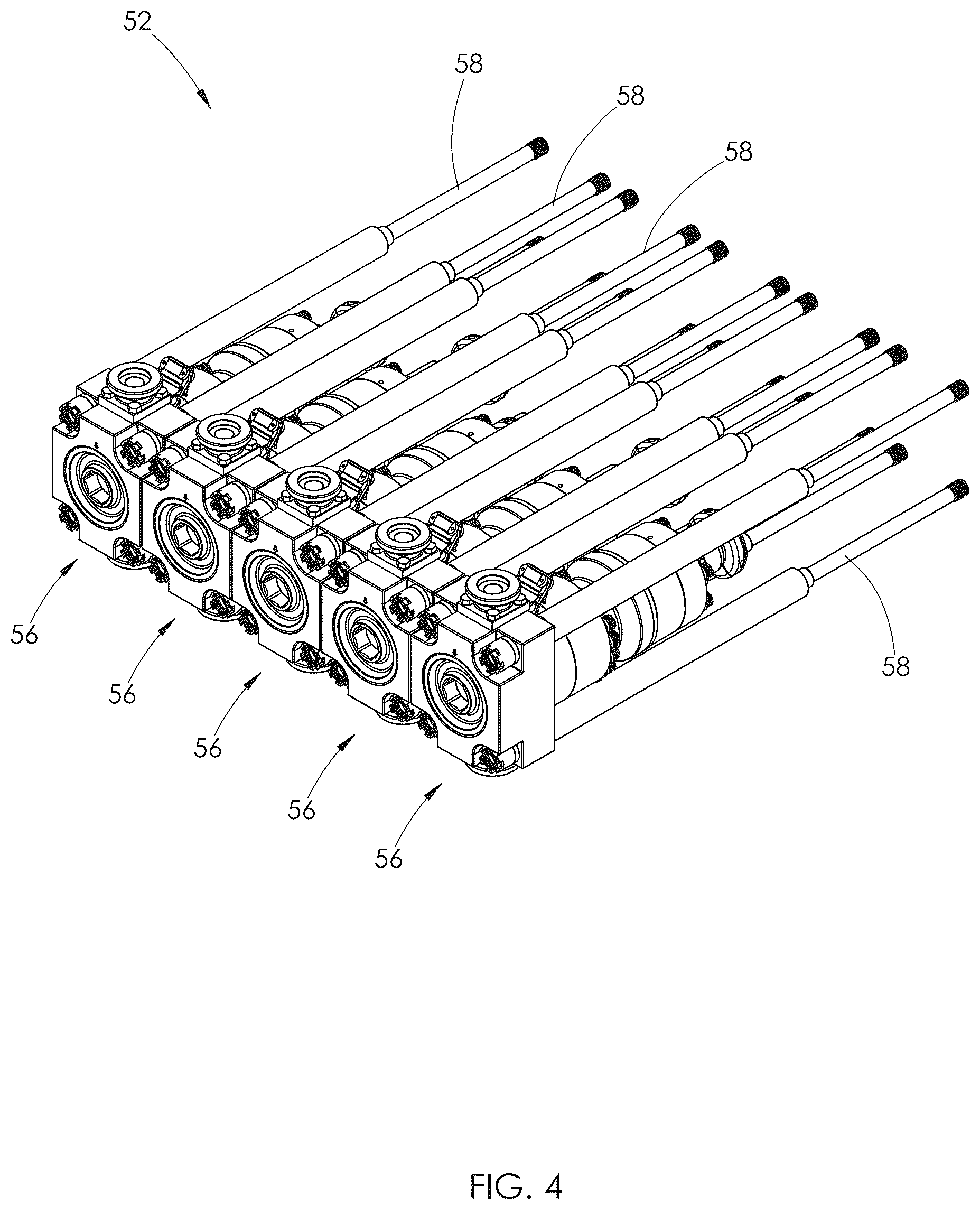 Patent US12313048 Figure 4 – Fluid end assembly