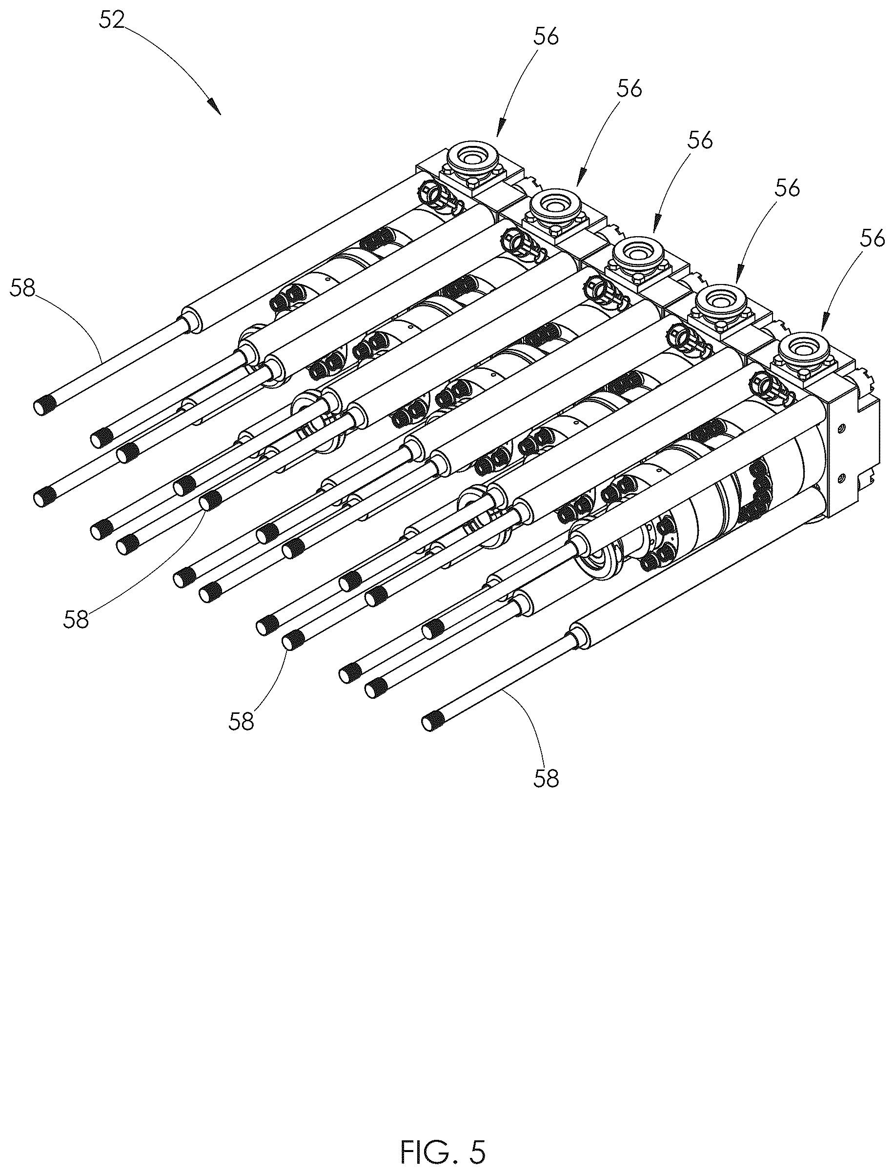 Patent US12313048 Figure 5 – Fluid end assembly