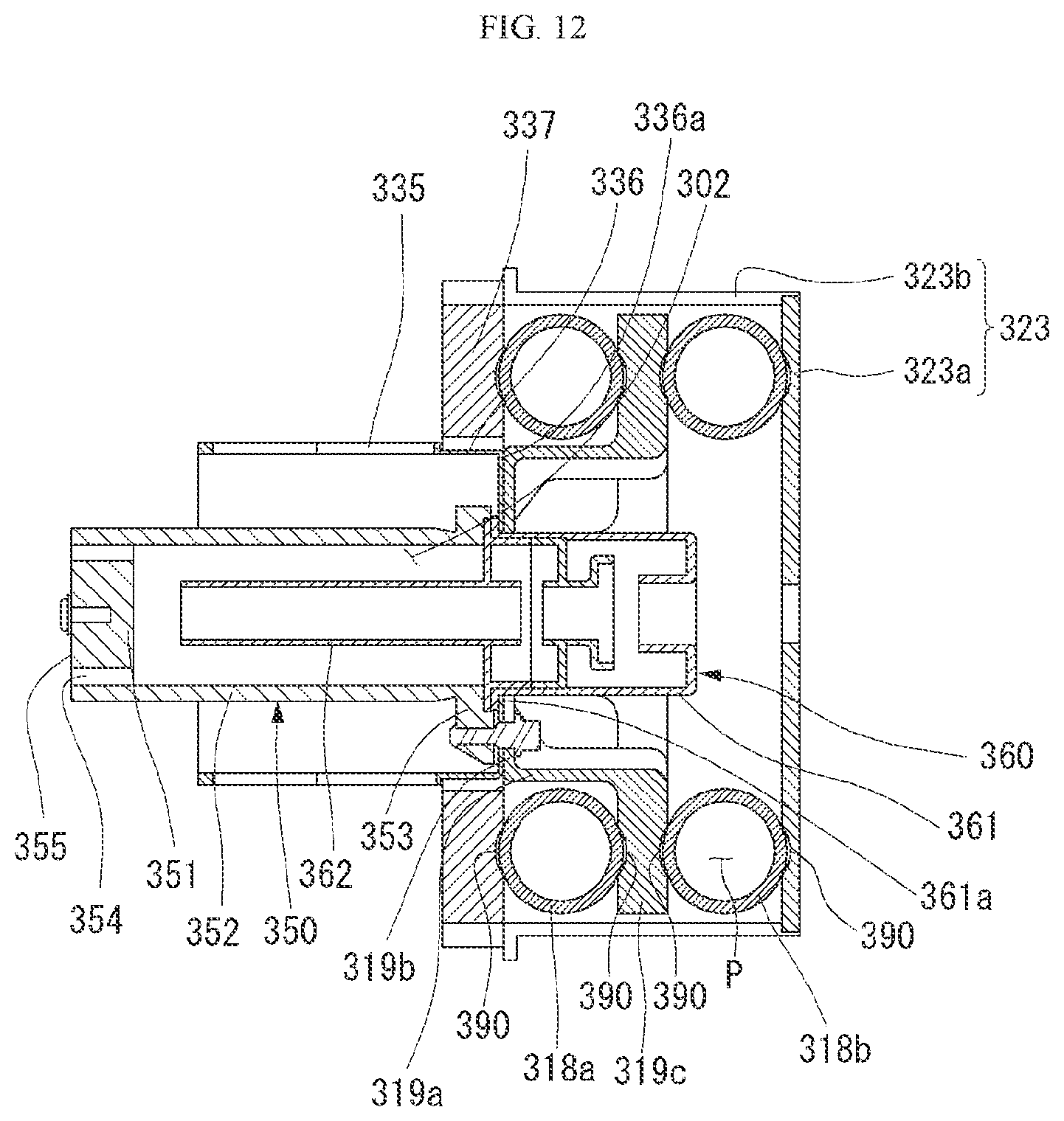 Patent US12313051 Figure 12 – Linear compressor