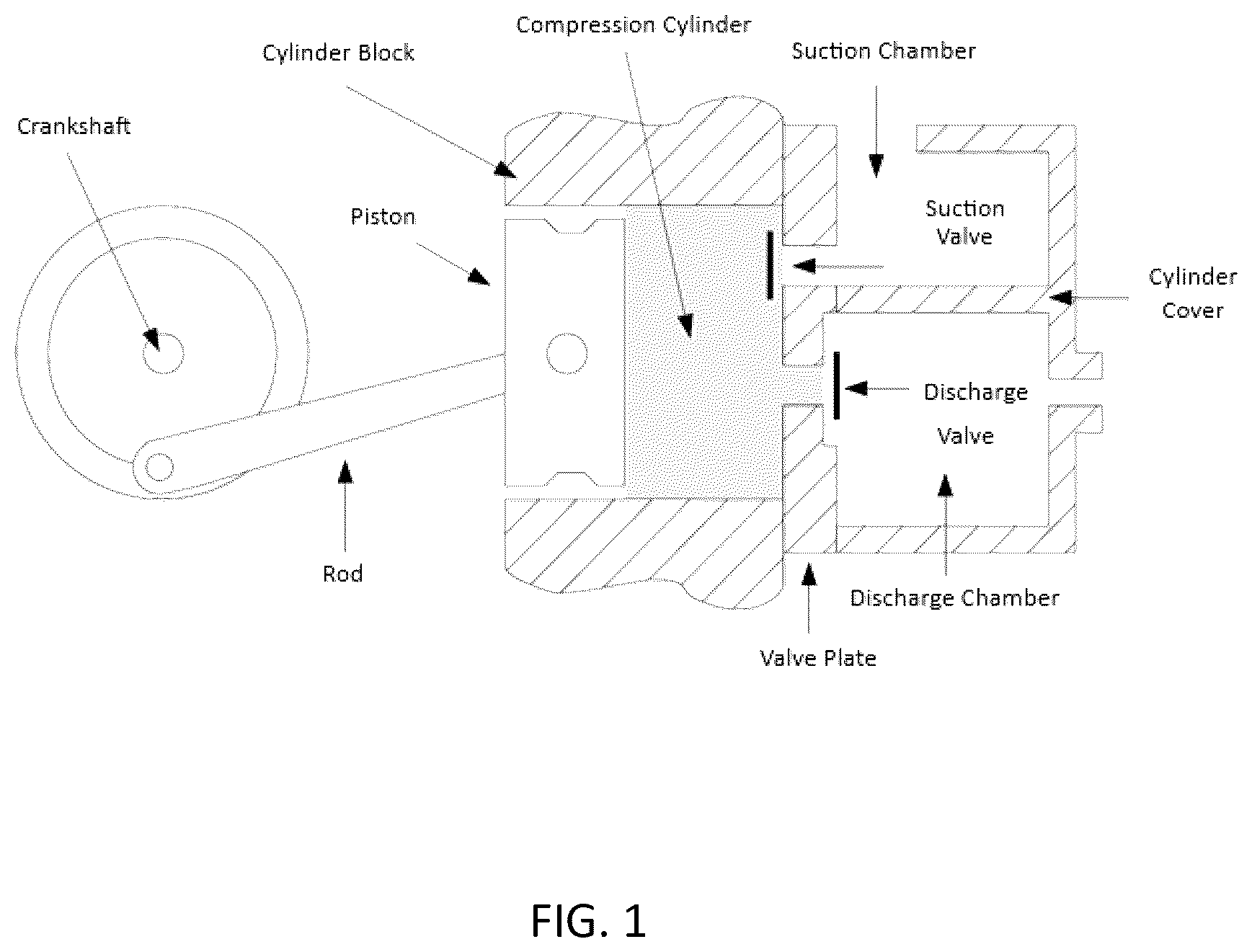Patent US12313053 Figure 1 – Alternative compressor head arrangement