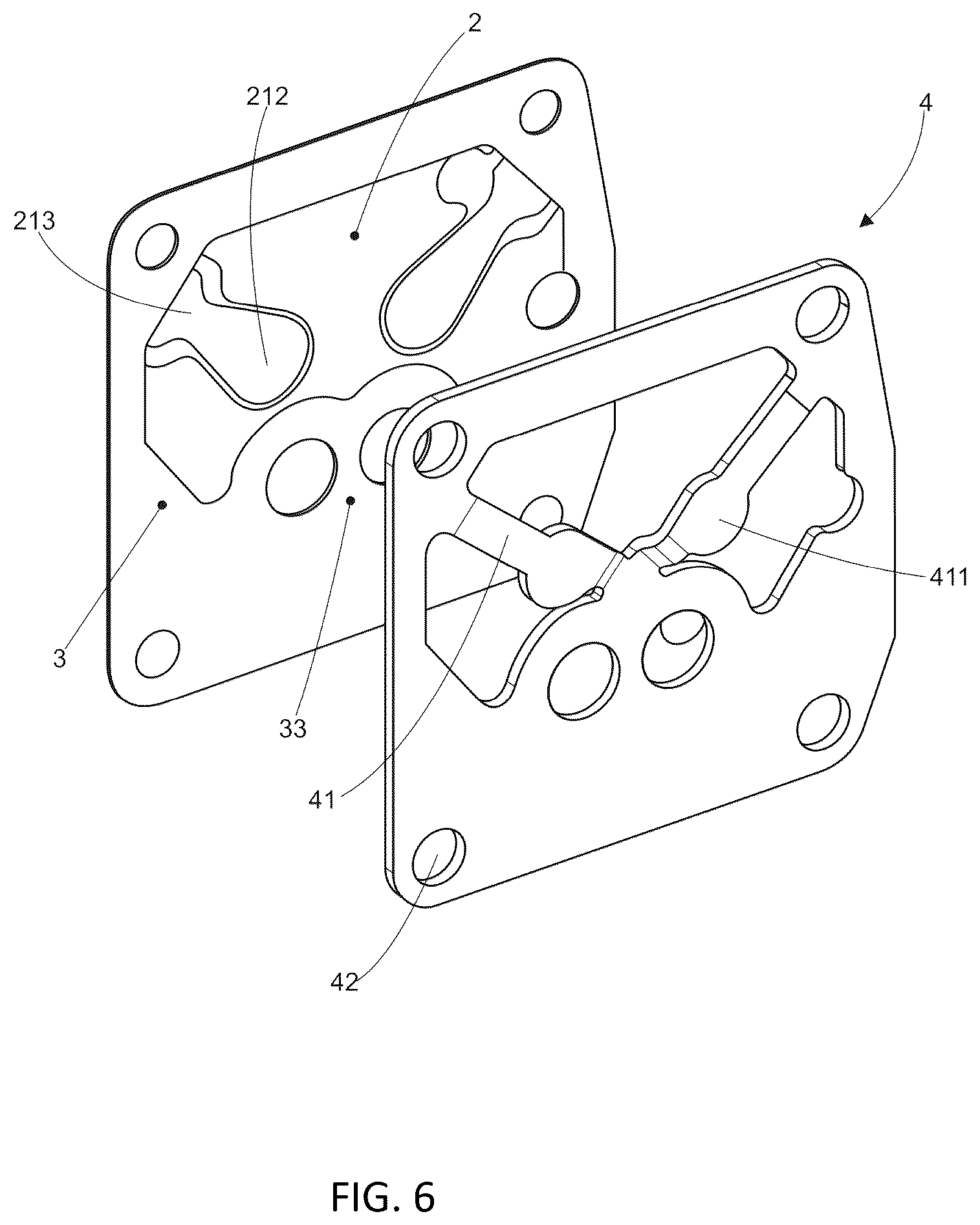 Patent US12313053 Figure 5 – Alternative compressor head arrangement