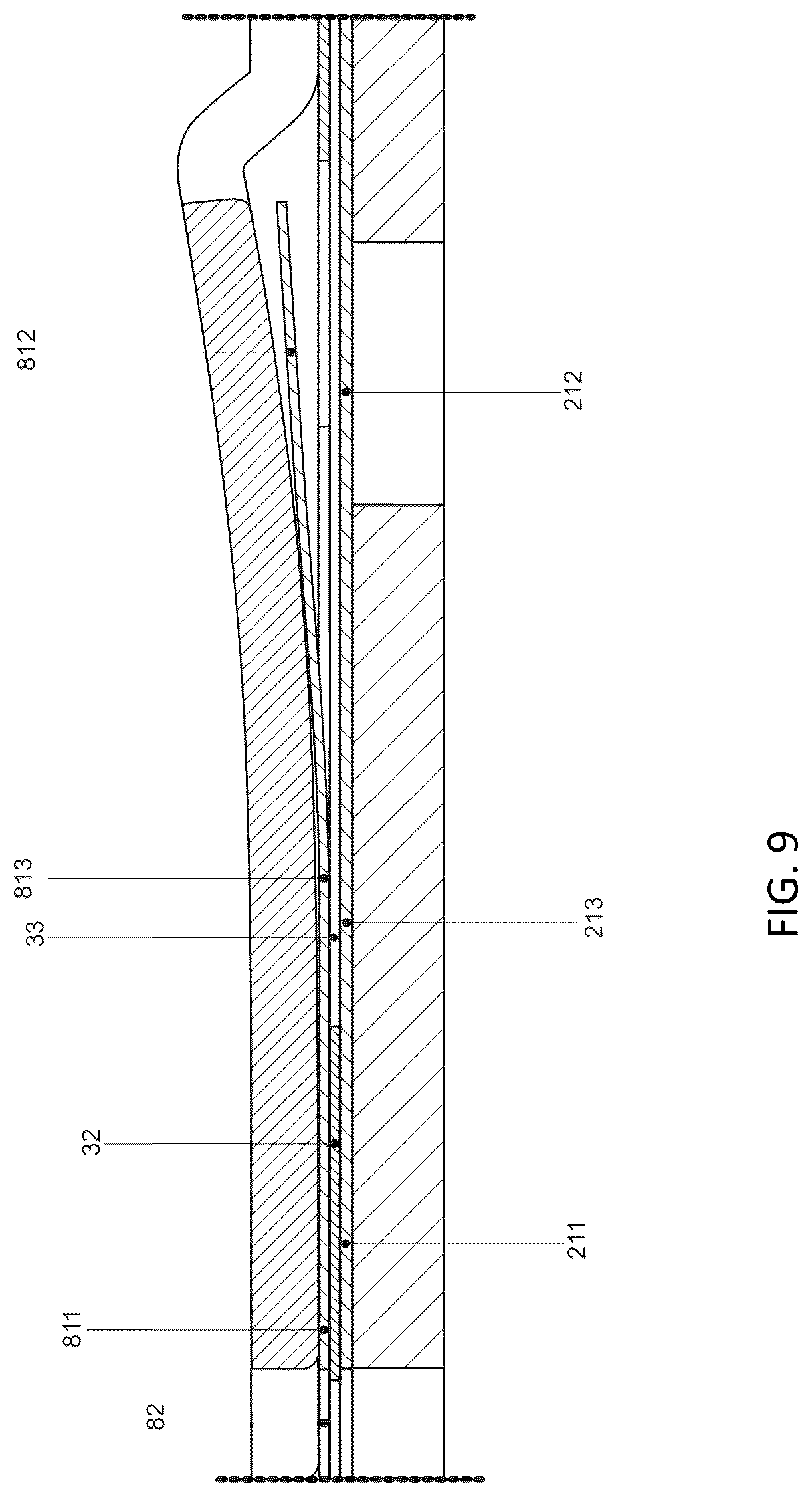 Patent US12313053 Figure 8 – Alternative compressor head arrangement