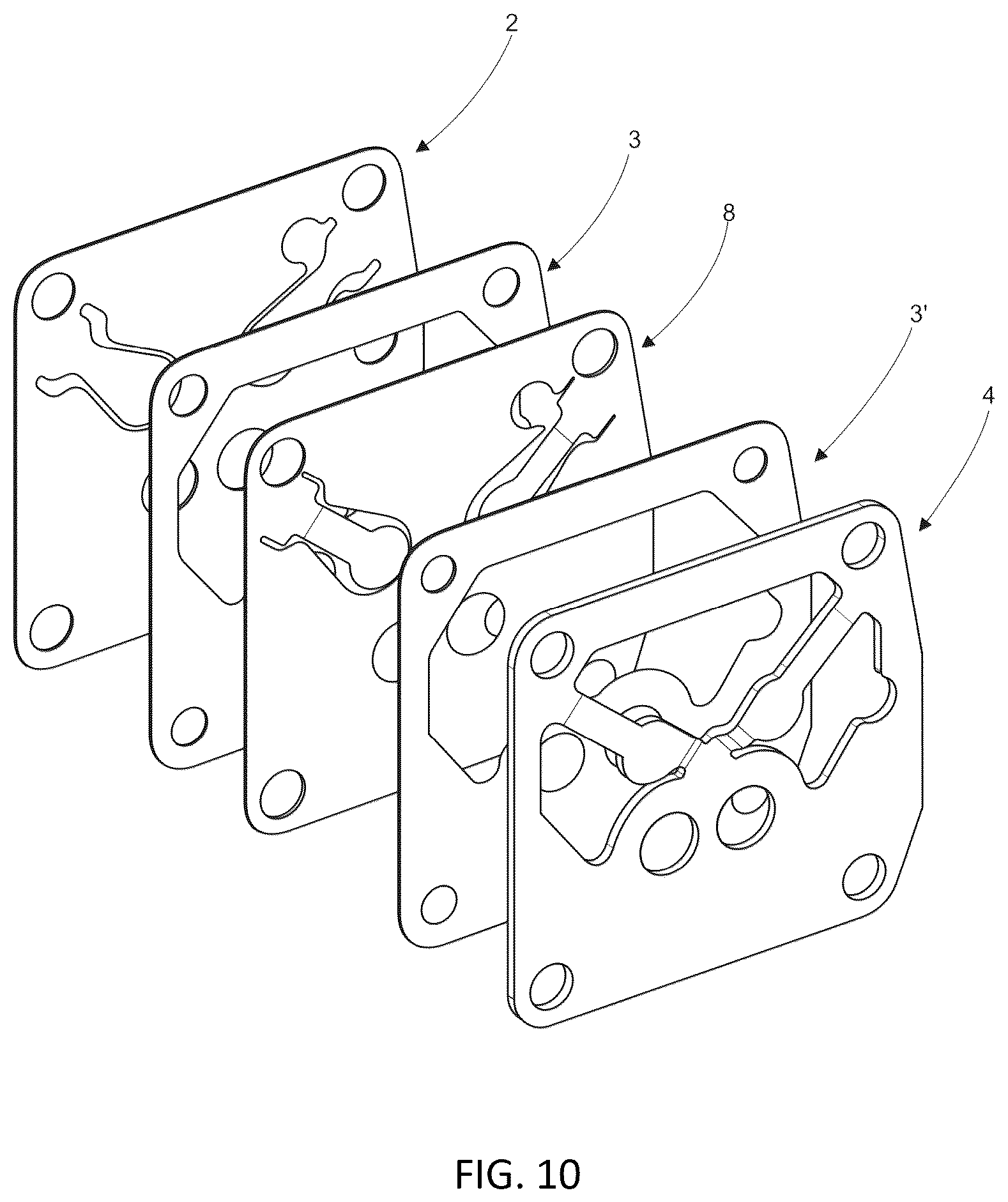 Patent US12313053 Figure 9 – Alternative compressor head arrangement