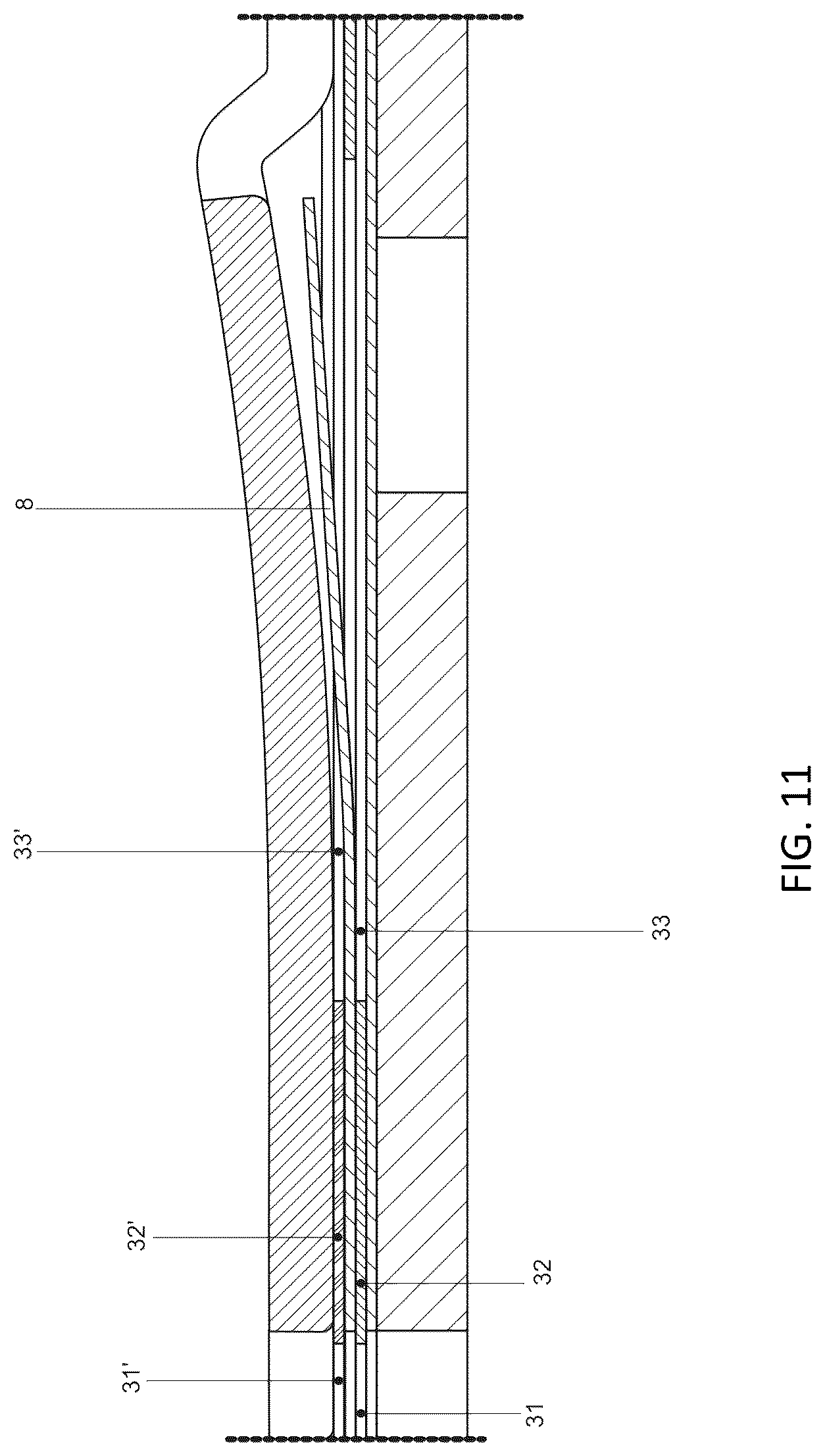 Patent US12313053 Figure 10 – Alternative compressor head arrangement