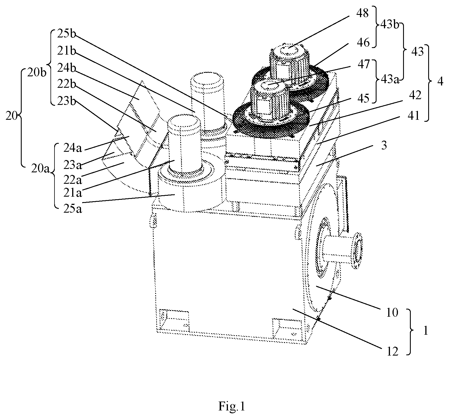 Patent US12313059 Figure 1 – Variable-speed integrated machine and wellsite apparatus