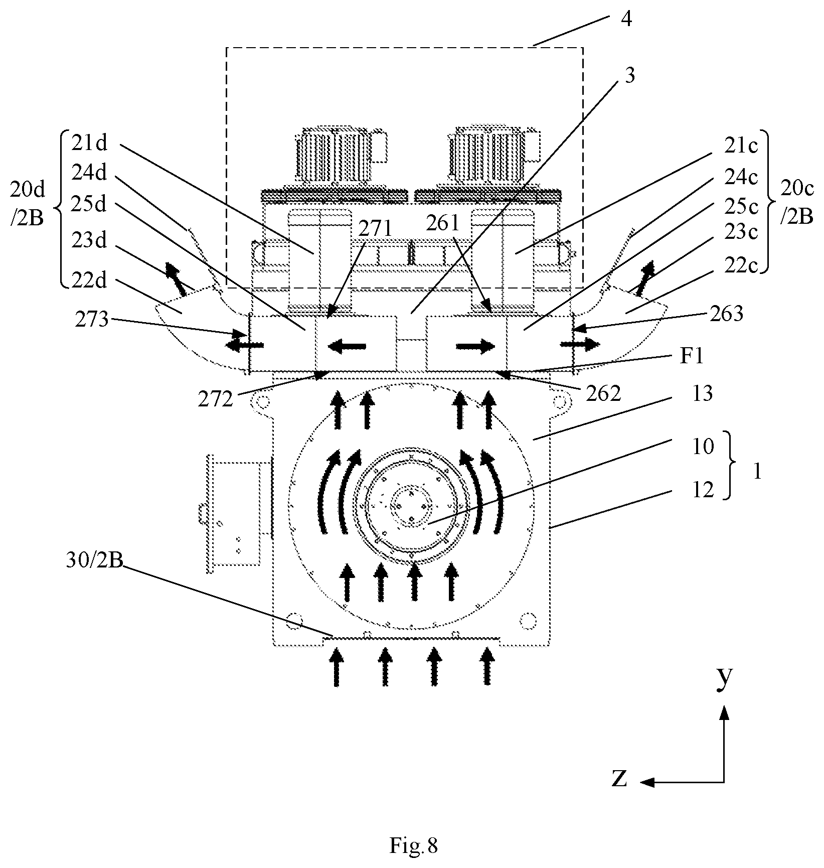 Patent US12313059 Figure 7 – Variable-speed integrated machine and wellsite apparatus