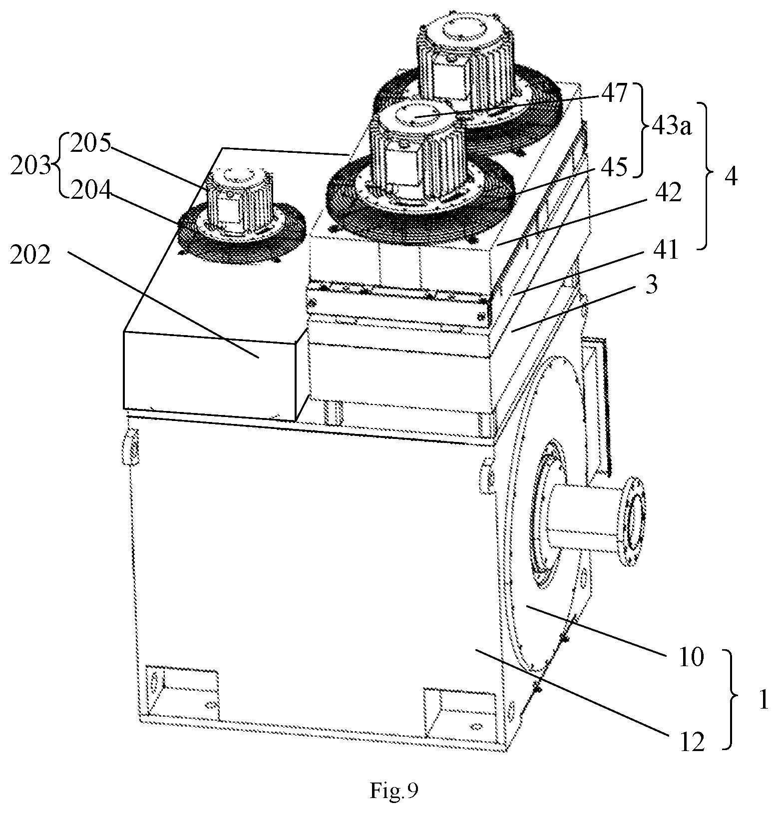 Patent US12313059 Figure 8 – Variable-speed integrated machine and wellsite apparatus