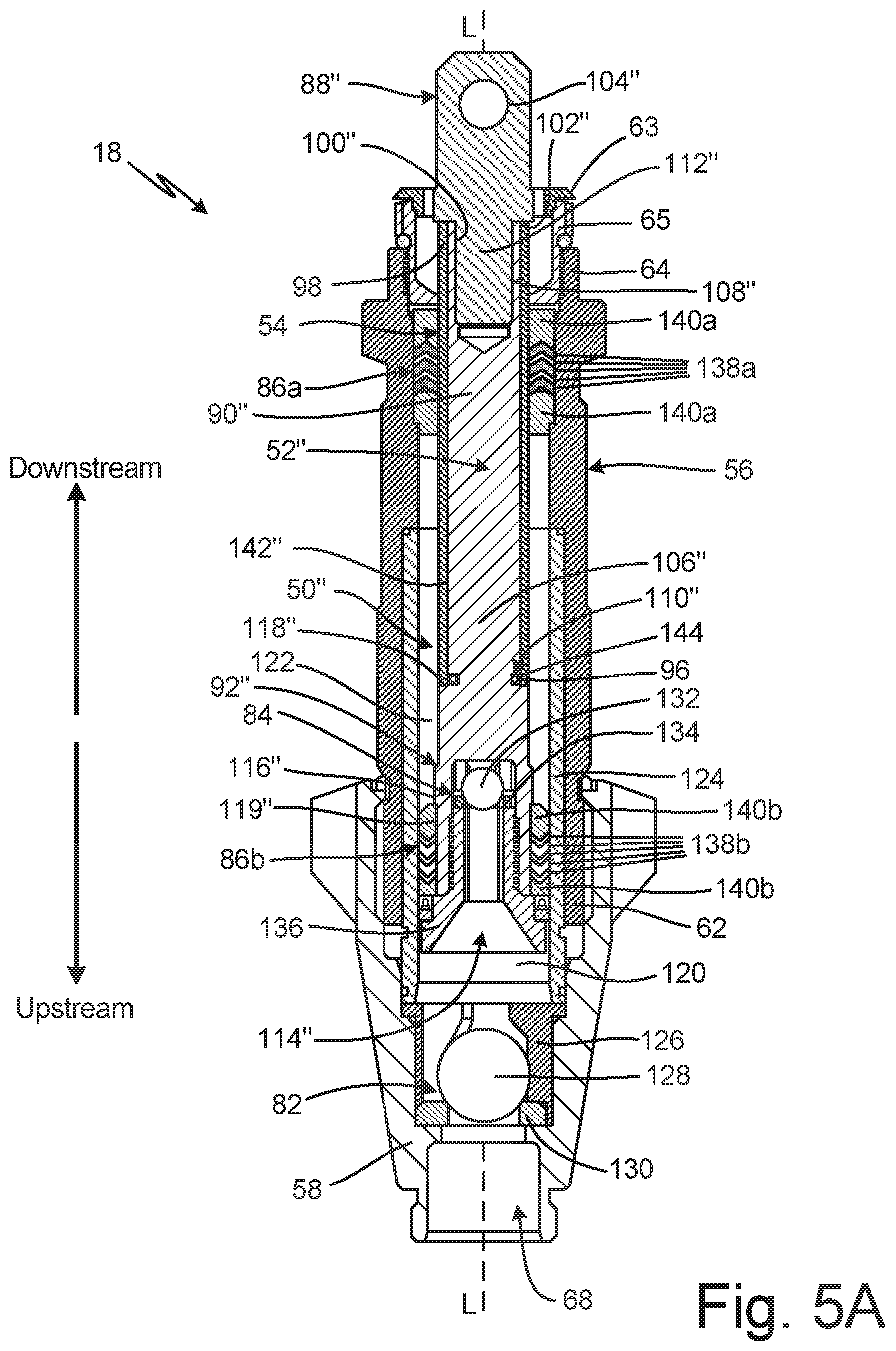 Patent US12313061 Figure 8 – Fluid dispensing system having a piston rod and wear sleeve
