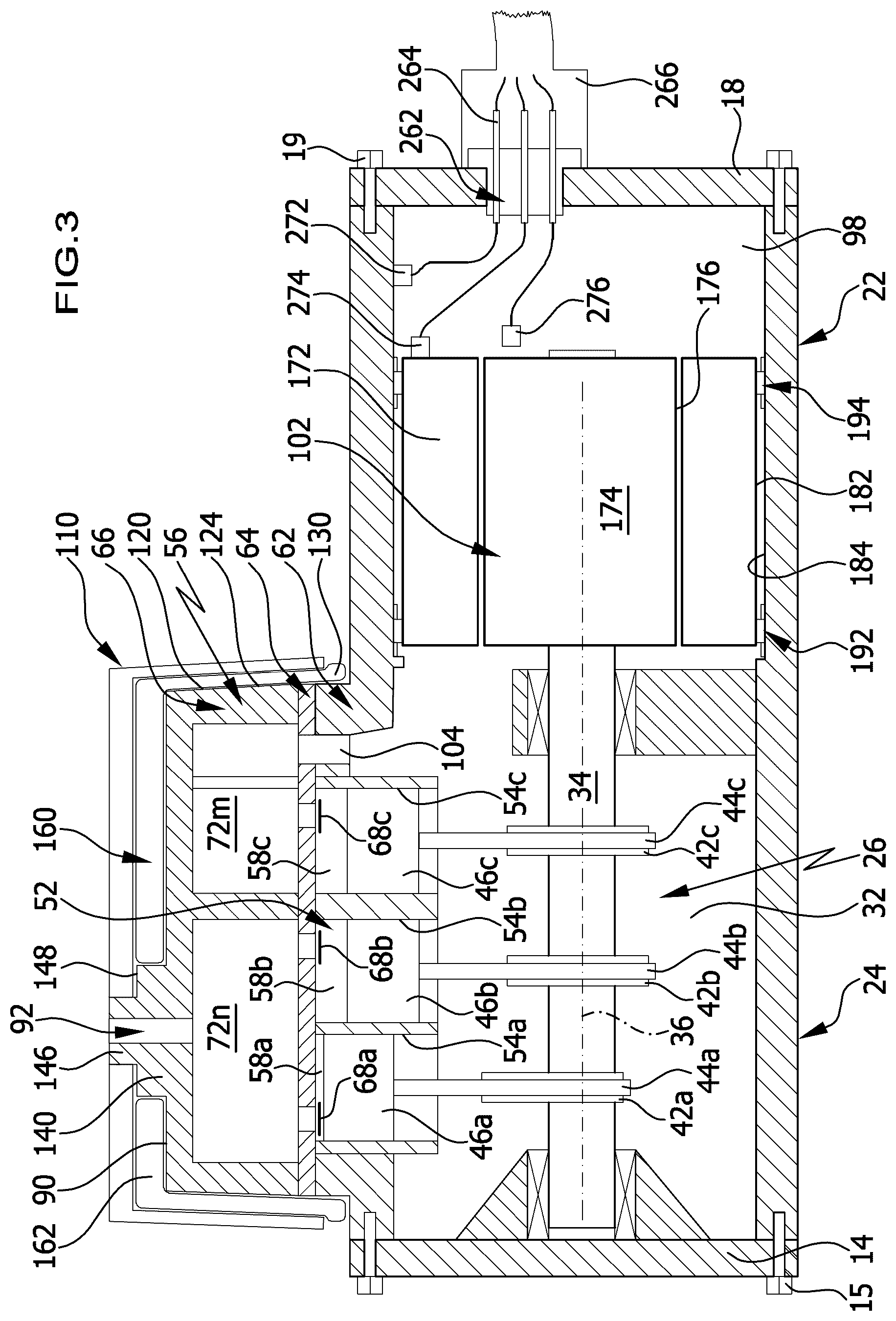 Patent US12313062 Figure 3 – Refrigerant compressor