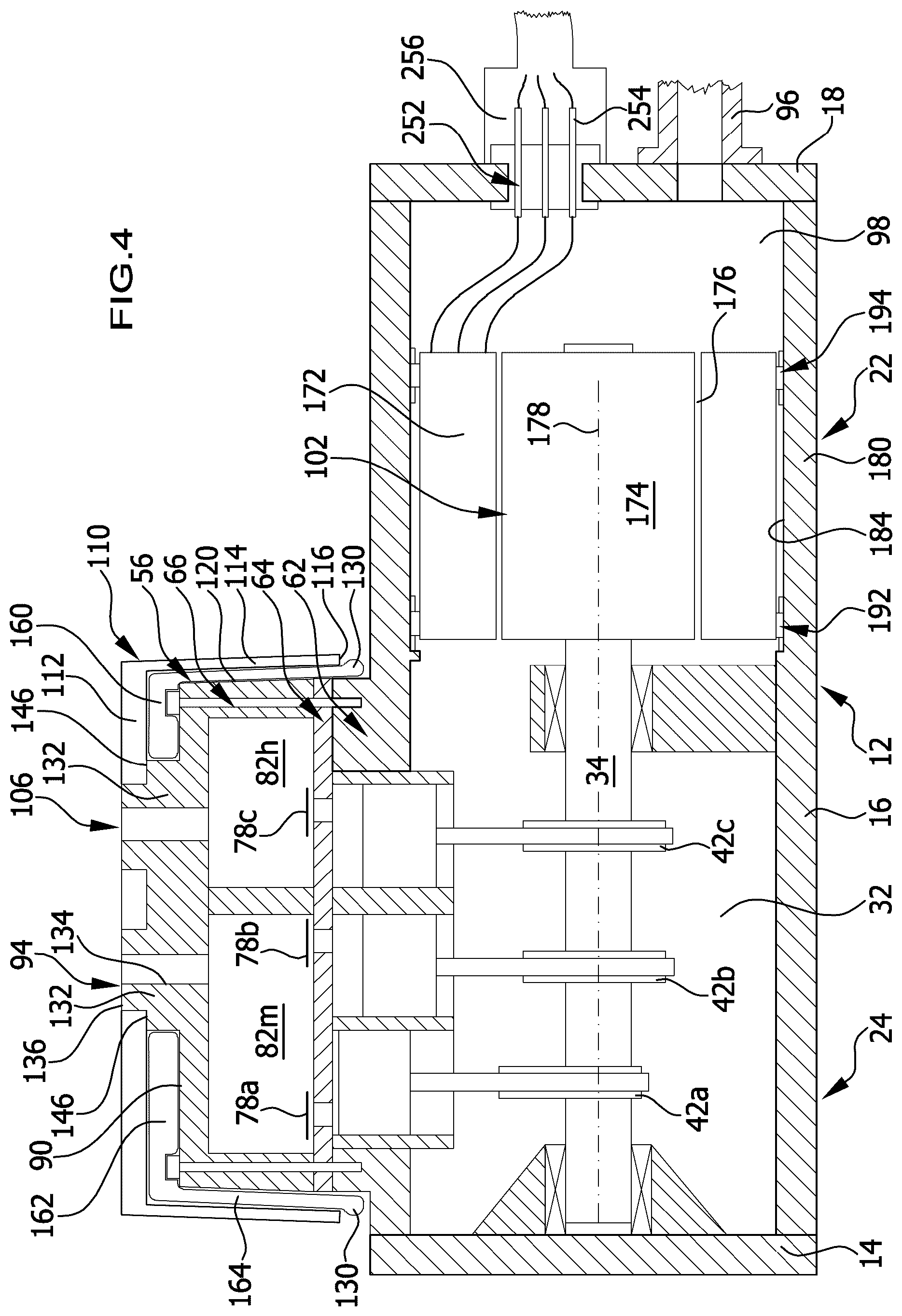 Patent US12313062 Figure 4 – Refrigerant compressor