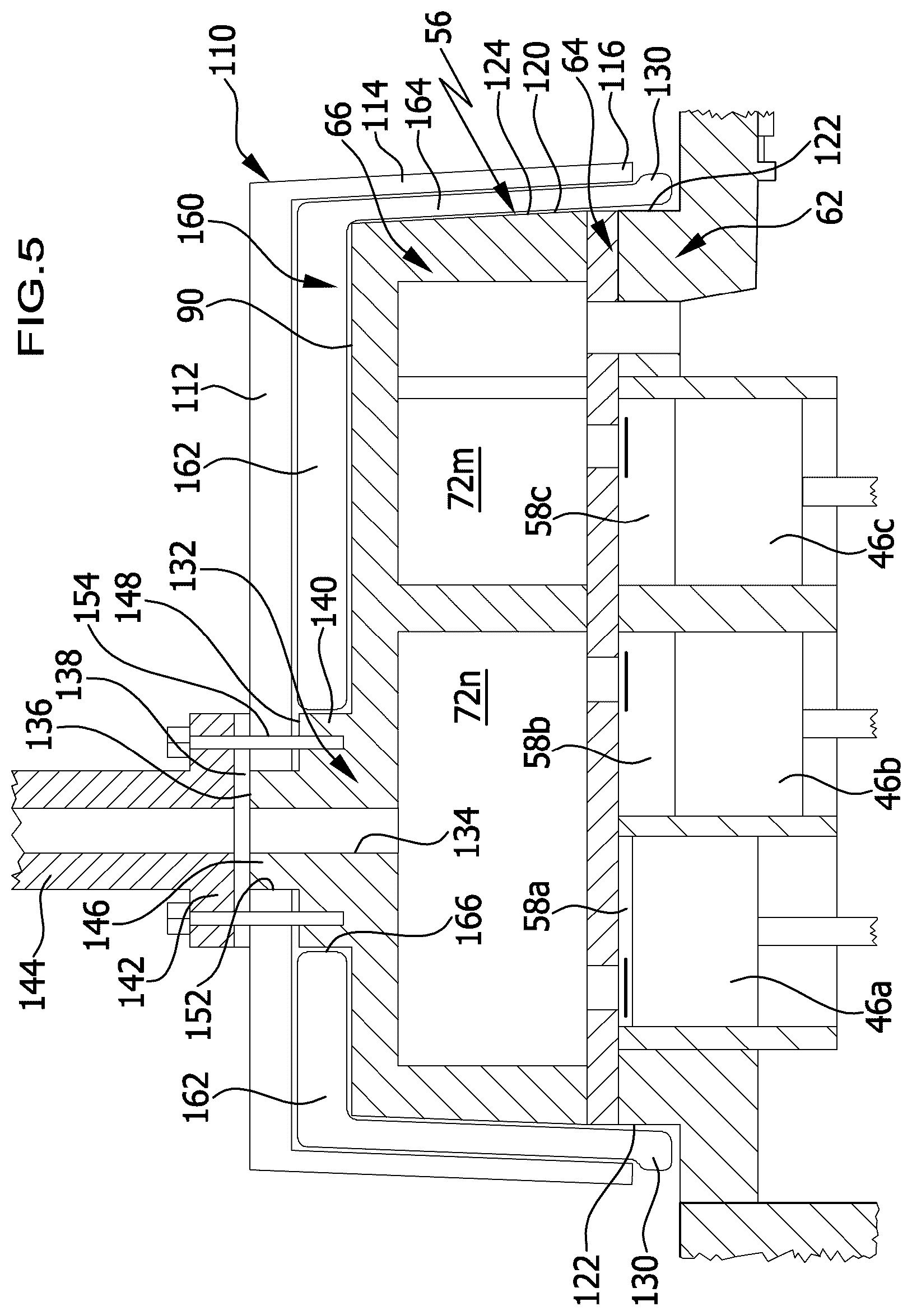 Patent US12313062 Figure 5 – Refrigerant compressor