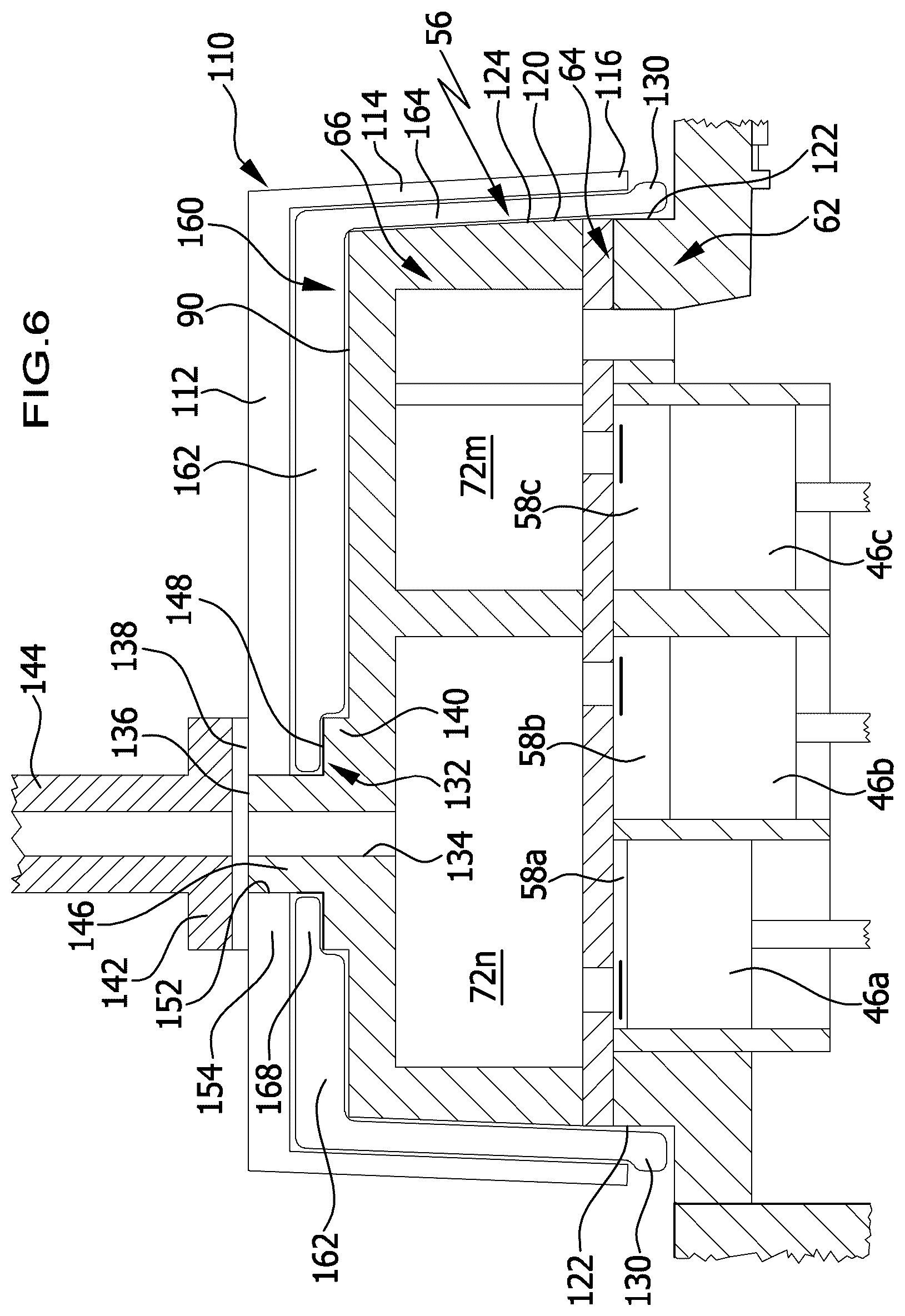 Patent US12313062 Figure 6 – Refrigerant compressor