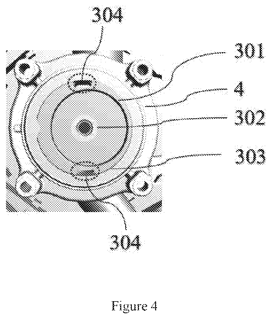 Patent US12313067 Figure 4 – Dual gerotor apparatus, a powertrain assembley and an electrified vehicle