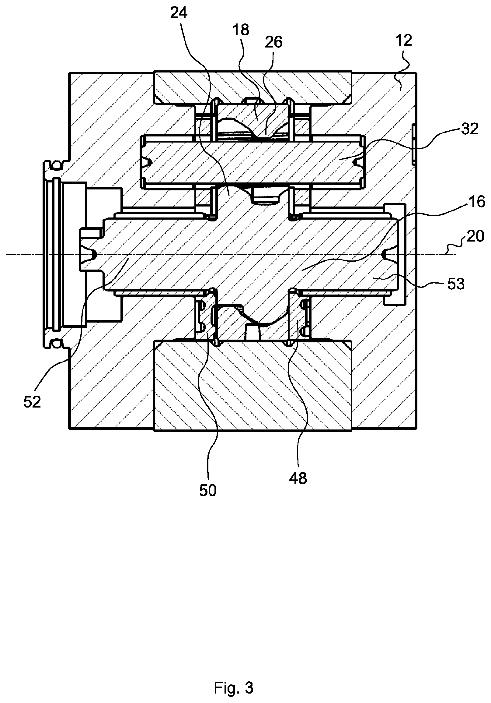 Patent US12313068 Figure 3 – Internal gear machine with helical toothing