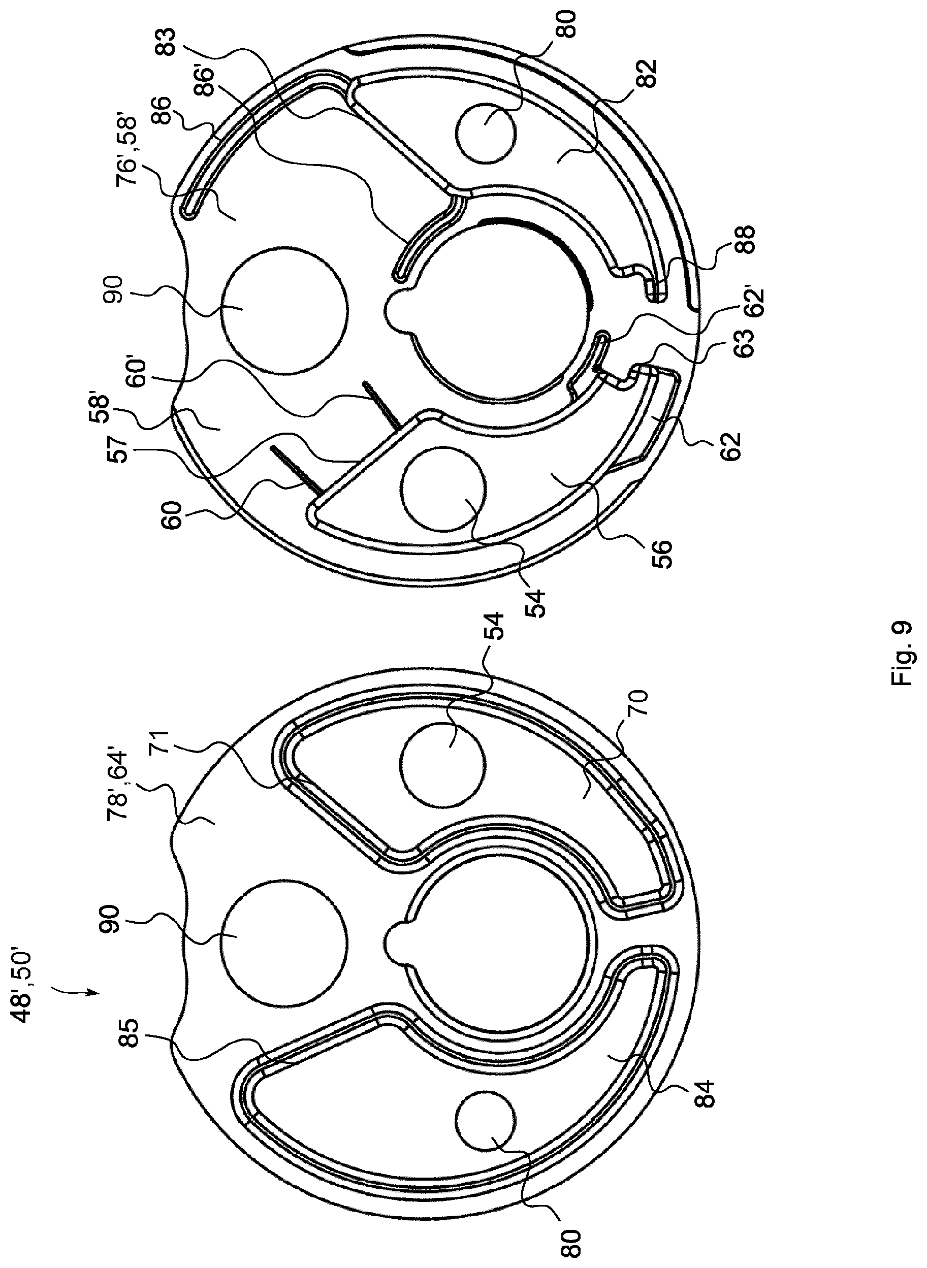 Patent US12313068 Figure 9 – Internal gear machine with helical toothing