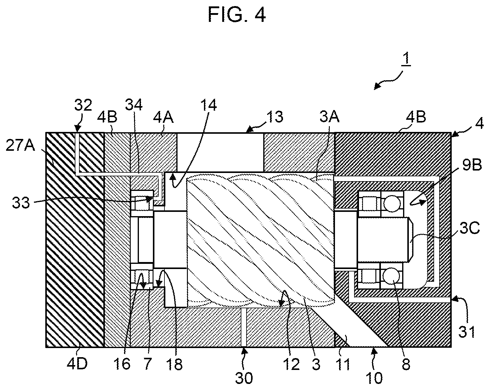 Patent US12313069 Figure 4 – Screw compressor