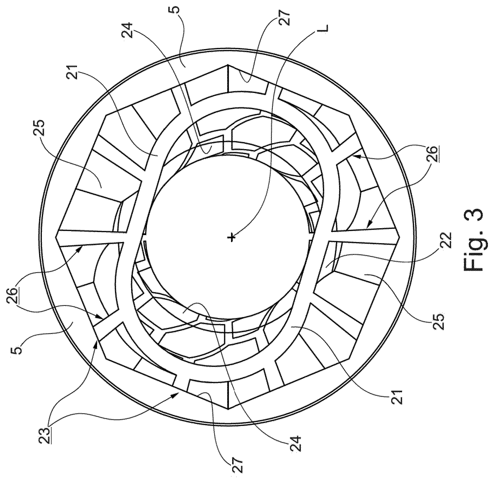 Patent US12313070 Figure 3 – Eccentric screw pump having a stator linking which is simpler to produce