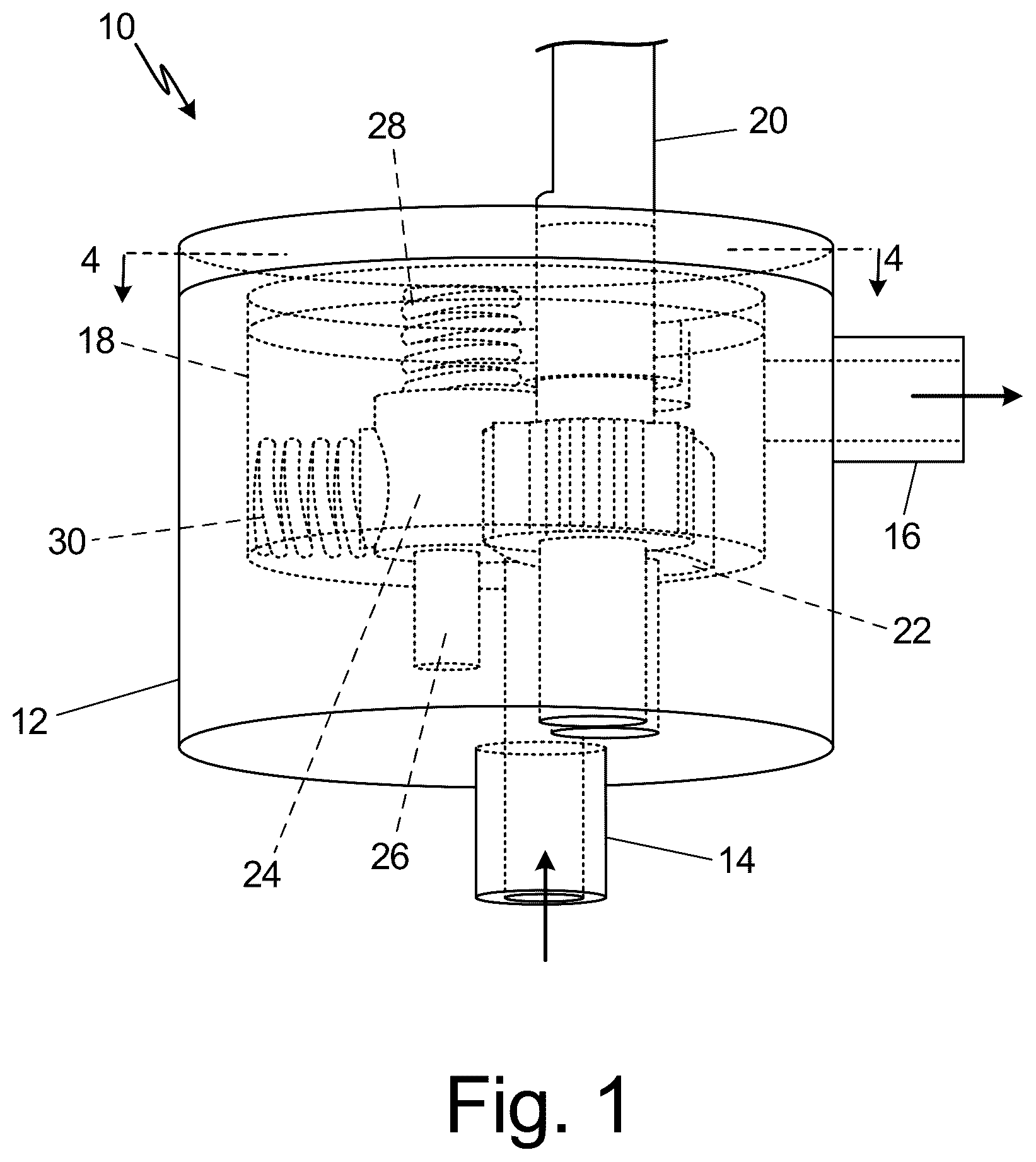 Patent US12313071 Figure 1 – Gear pump with suction housing element providing a tight seal between suction and high-pressure chamber to increase pump efficiency and method of providing tight seal