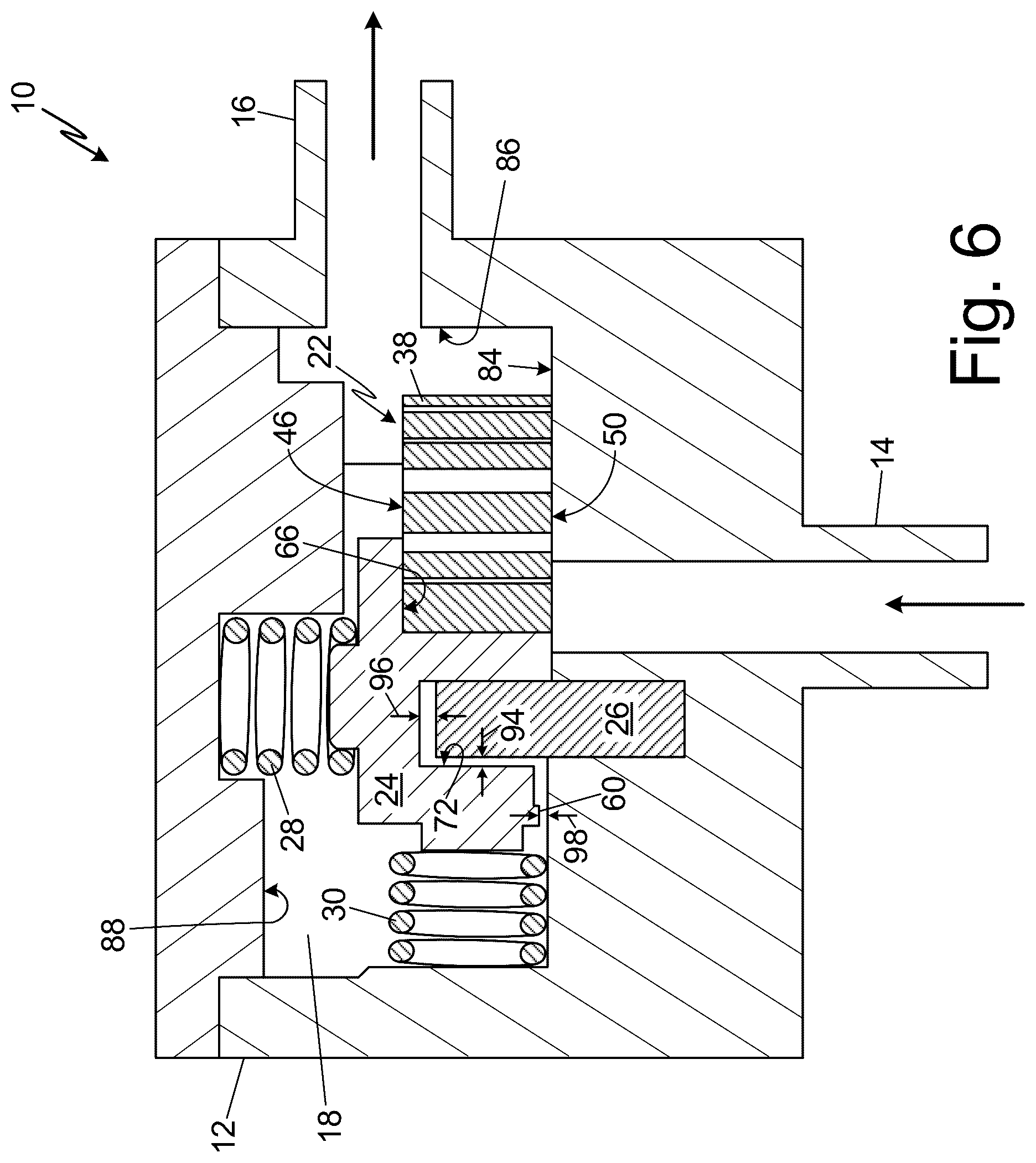 Patent US12313071 Figure 6 – Gear pump with suction housing element providing a tight seal between suction and high-pressure chamber to increase pump efficiency and method of providing tight seal