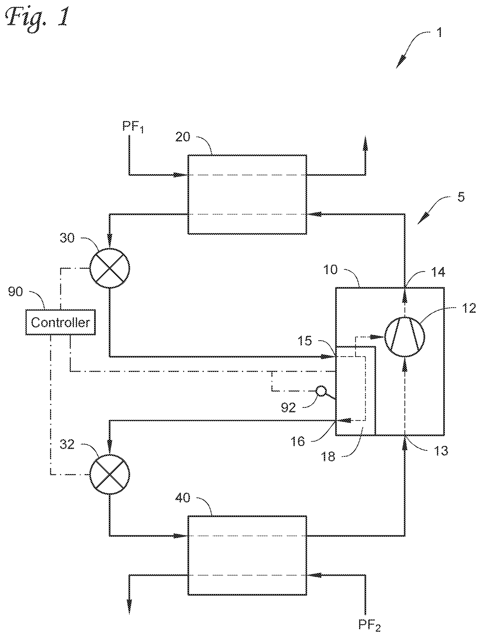Patent US12313072 Figure 1 – Oil-free phase separating compressor