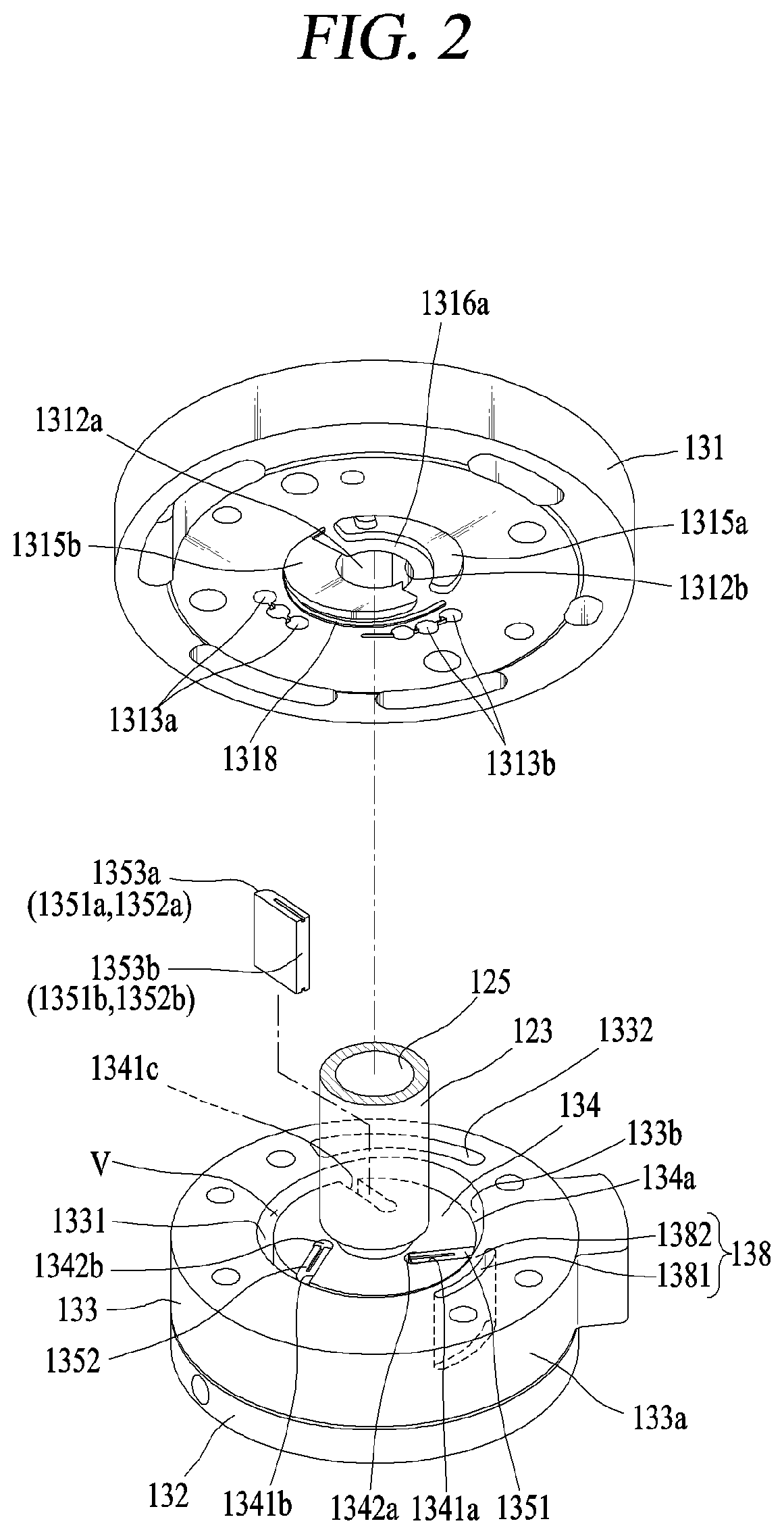 Patent US12313073 Figure 2 – Rotary compressor