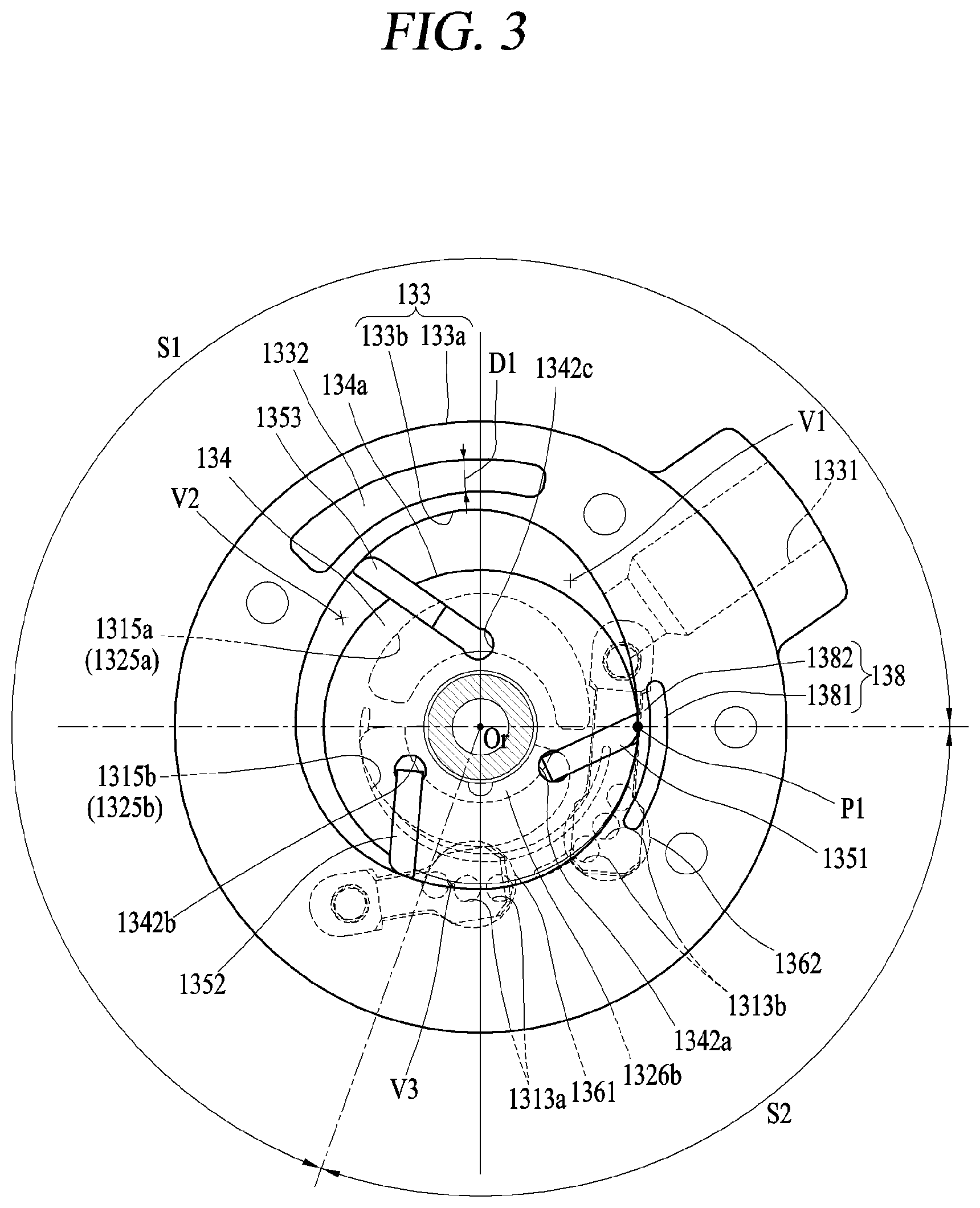 Patent US12313073 Figure 3 – Rotary compressor