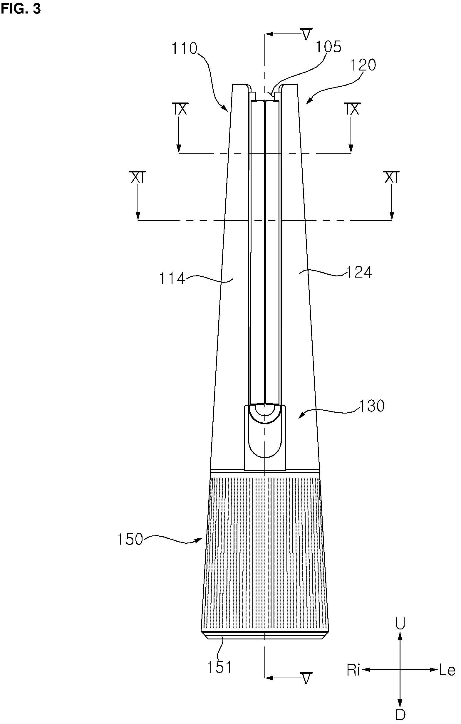 Patent US12313077 Figure 4 – Blower having a movable air flow converter